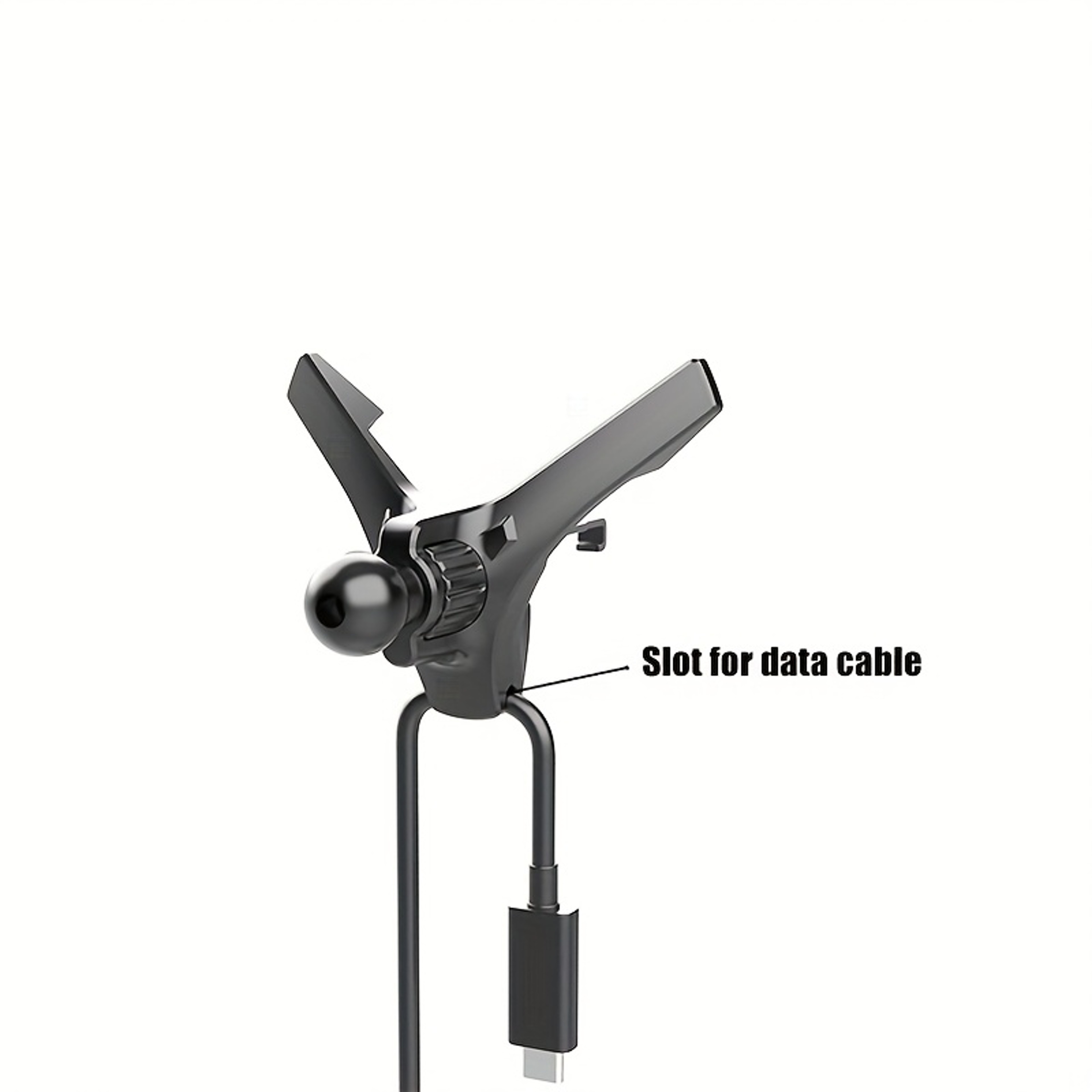 Ball Head Car Air Vent Phone Holder Clip Adjustable Hook Mount 4