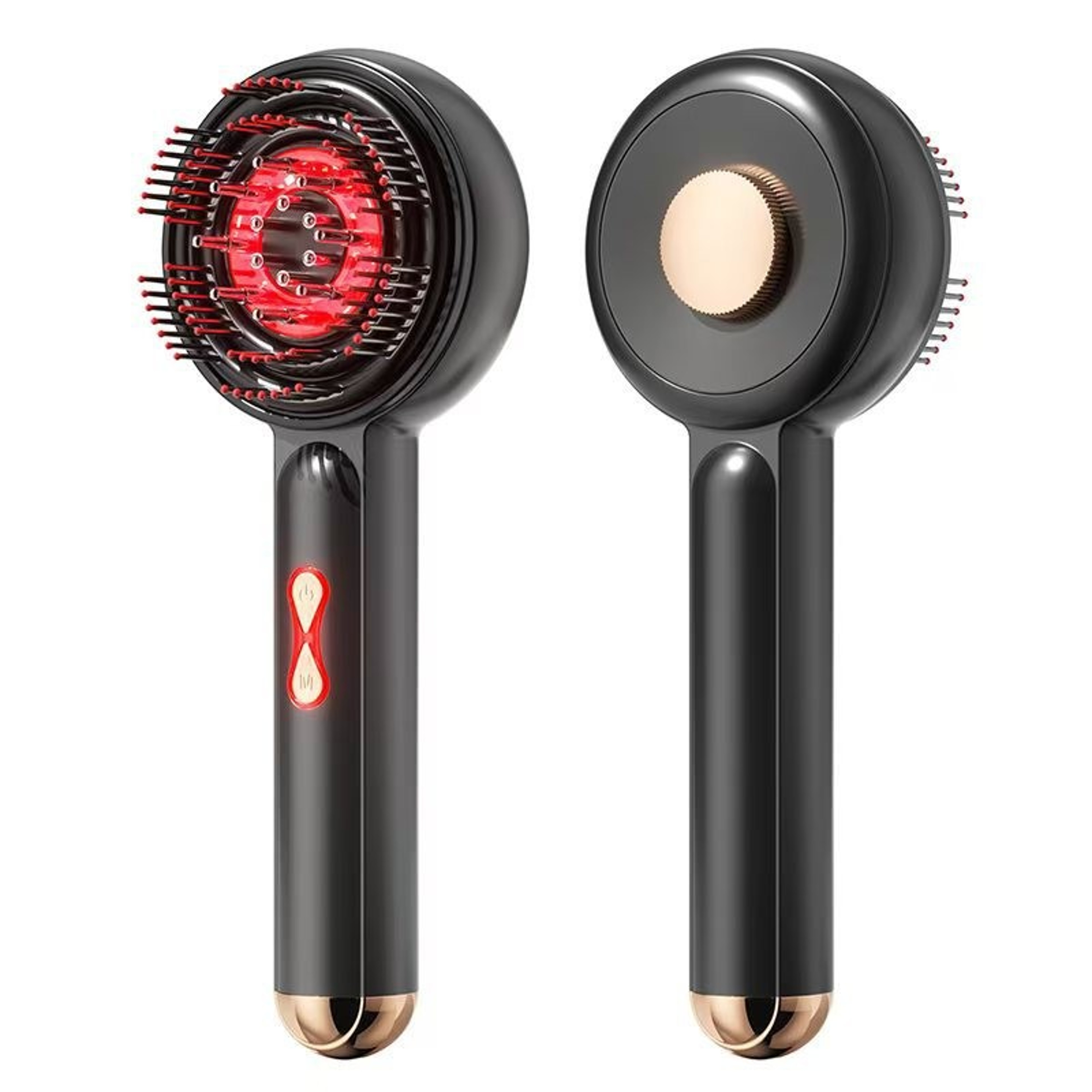 Electric Scalp Massager Comb With Red Light And Hair Oil Applicator 1
