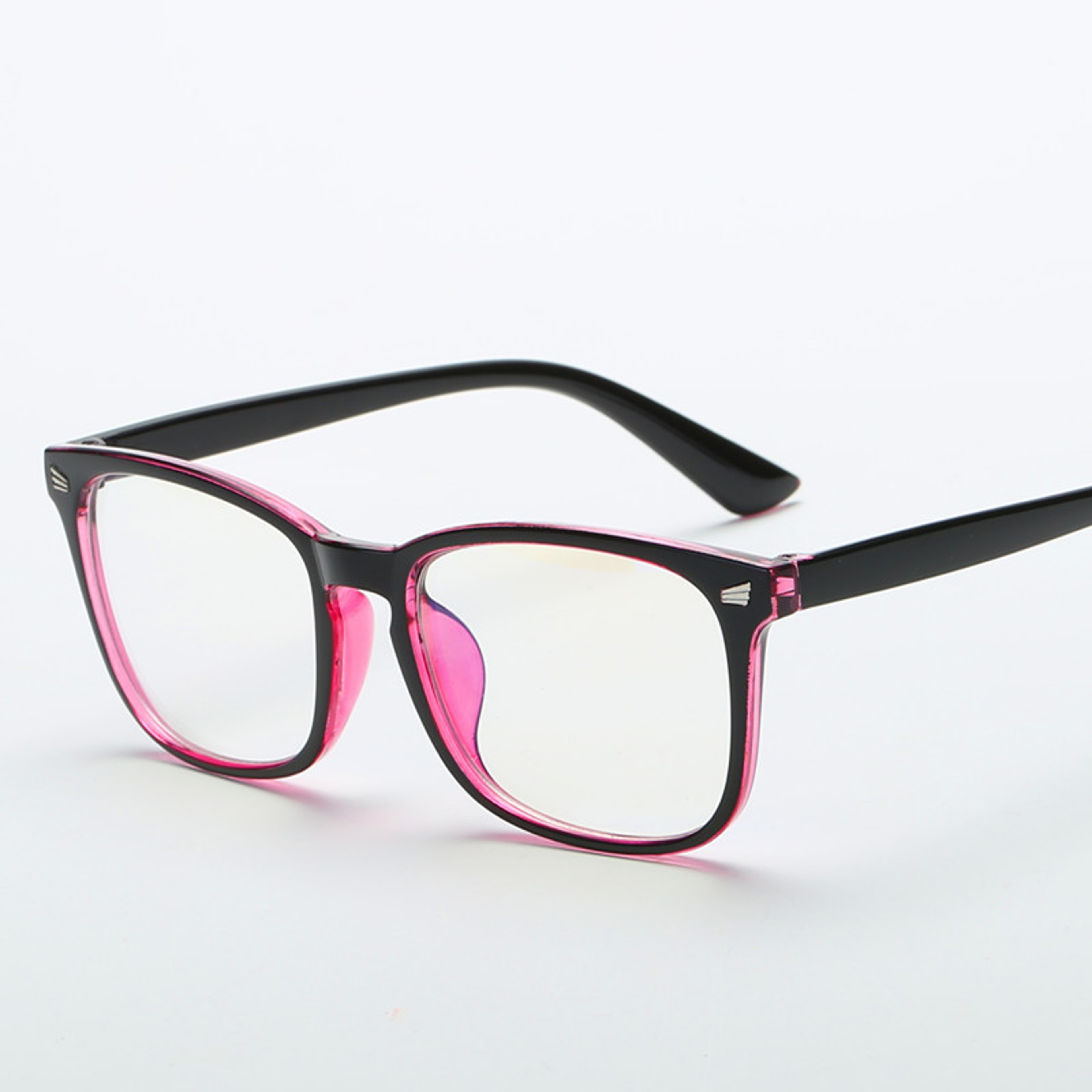 Unisex Square Clear Lens Glasses Full Frame Fashion Optical Eyewear 3