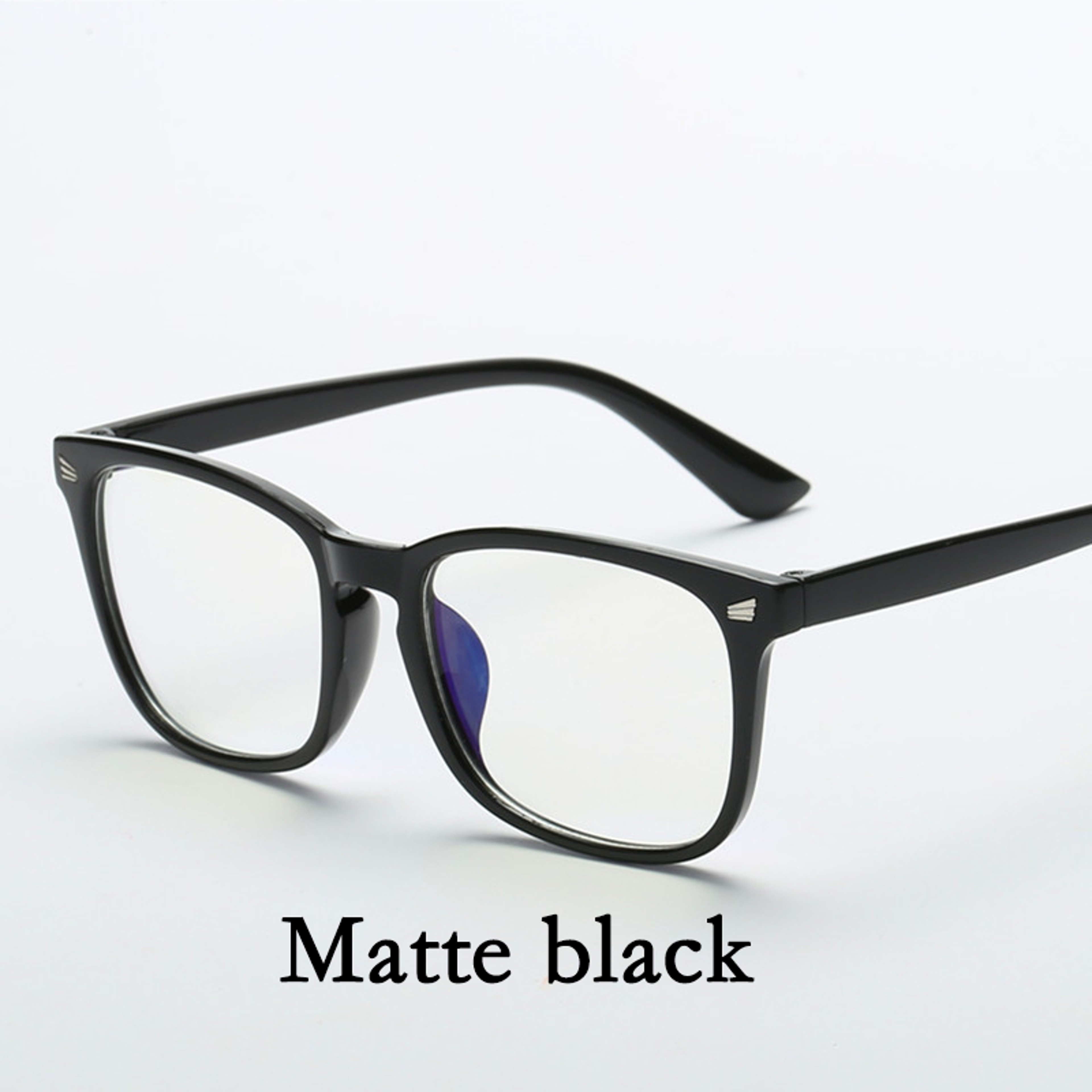 Unisex Square Clear Lens Glasses Full Frame Fashion Optical Eyewear 1