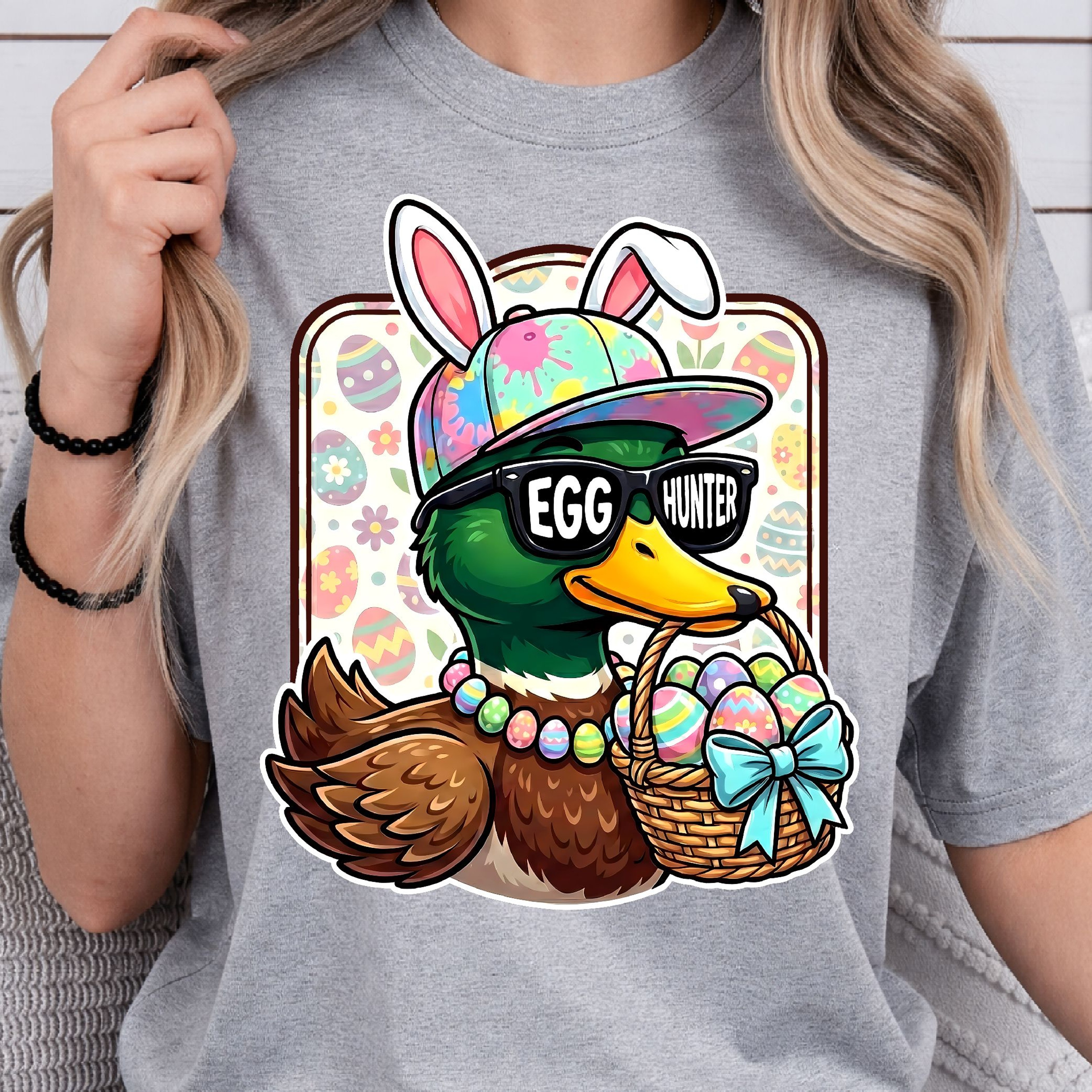 Egg Hunter Shirt Easter Egg Hunt TShirt Kids  Adult Holiday Tee 0