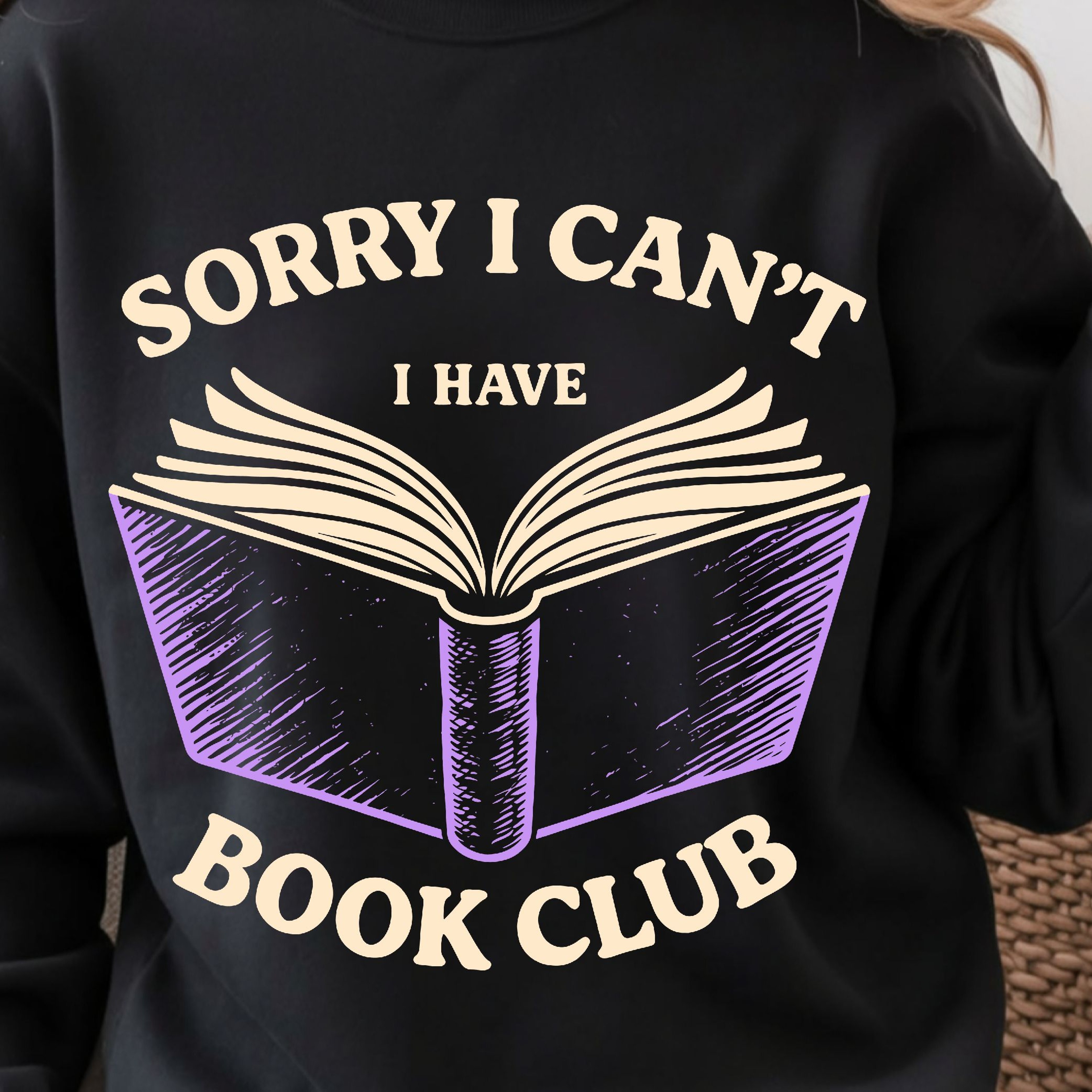 Sorry I Cant I Have Book Club Shirt Funny Book Lover TShirt Bookworm Tee 1