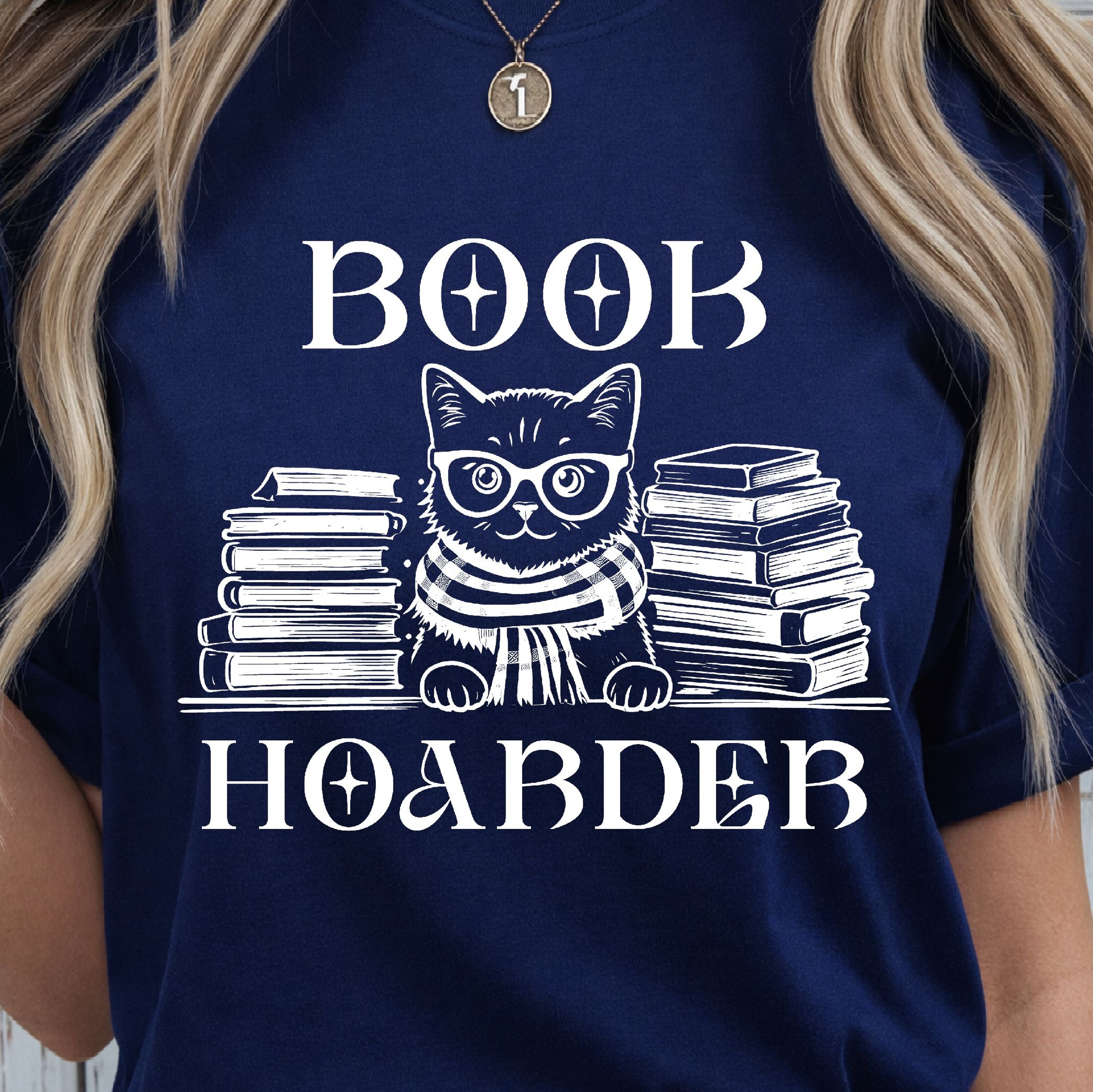 Book Hoarder Shirt Funny Book Lover TShirt Reading Addict Tee 0