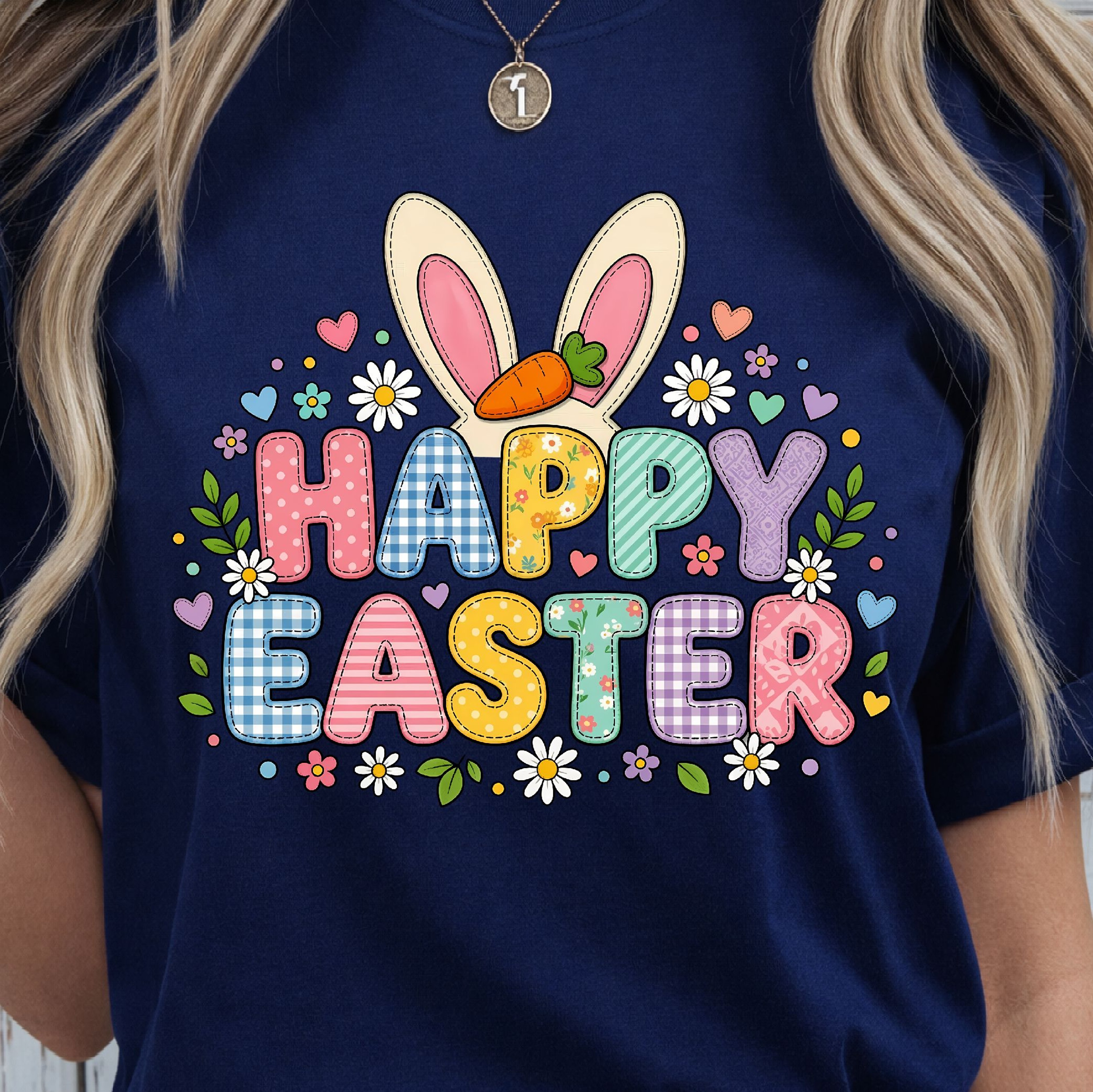 Happy Easter T Shirt Cute Easter Shirt For Kids  Adults Spring Holiday Graphic Tee 1