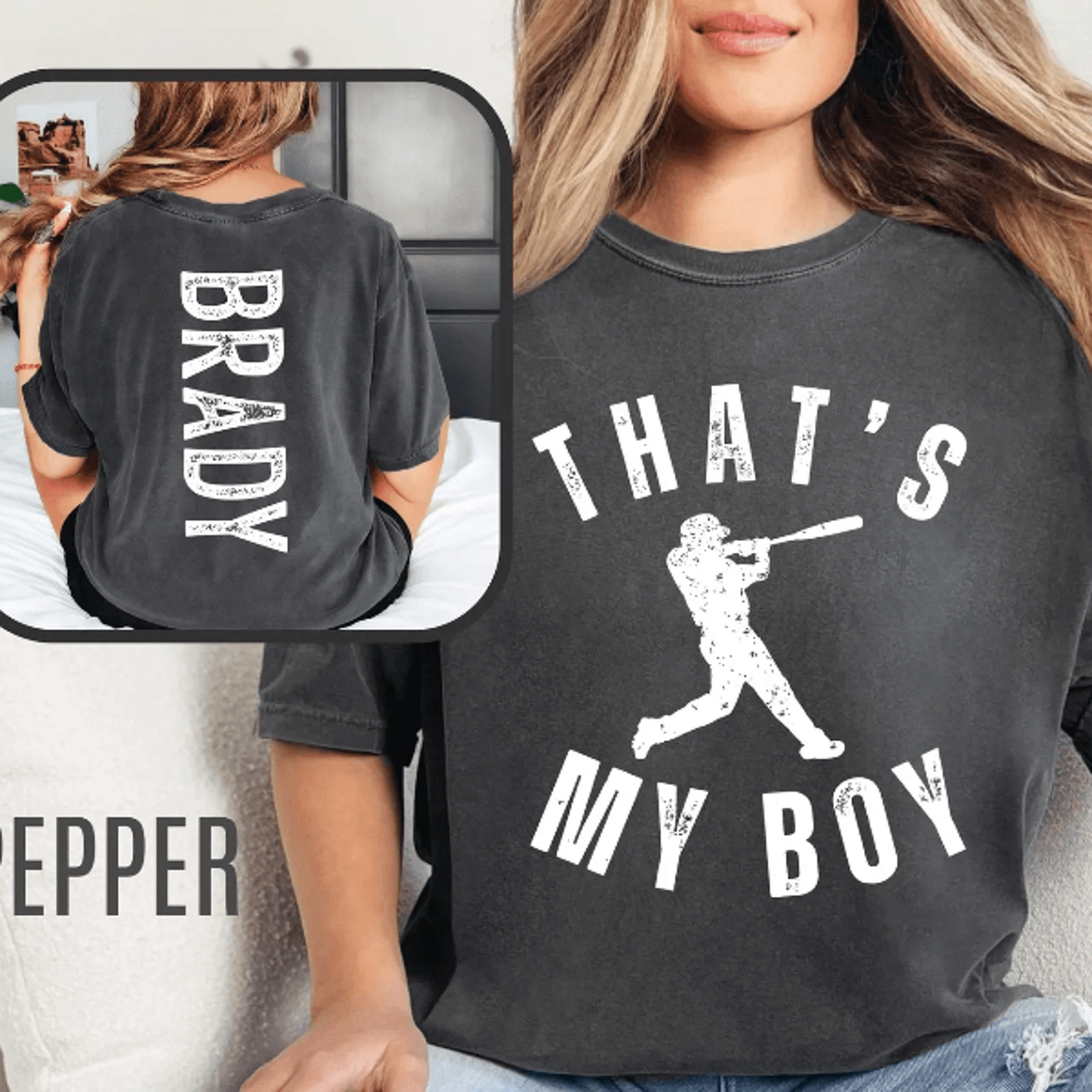 Custom Baseball Mom Shirt Personalized Gift Tee 0