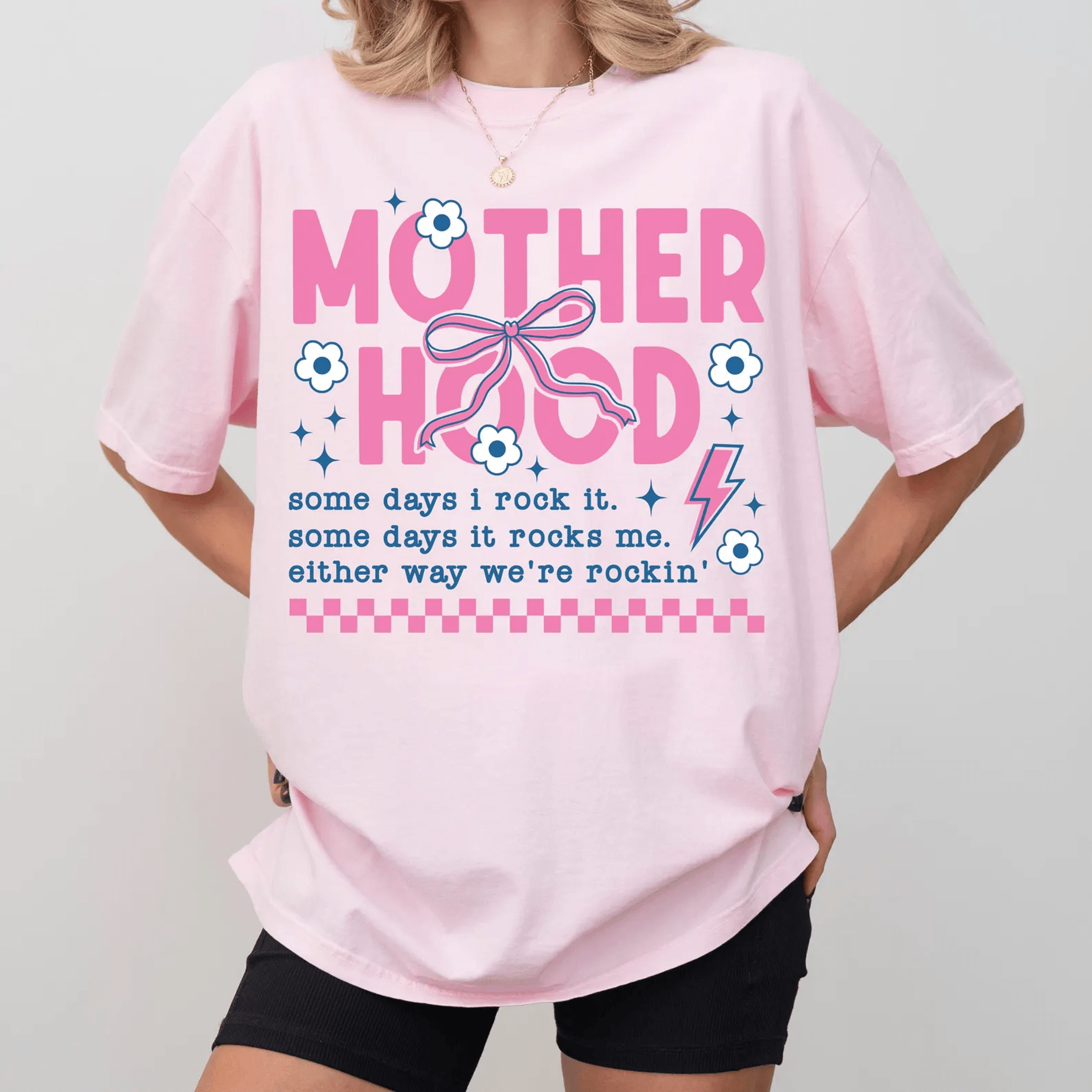 Retro Motherhood Shirt Comfort Colors Cool Mom Life Mothers Day Gift Tee 1