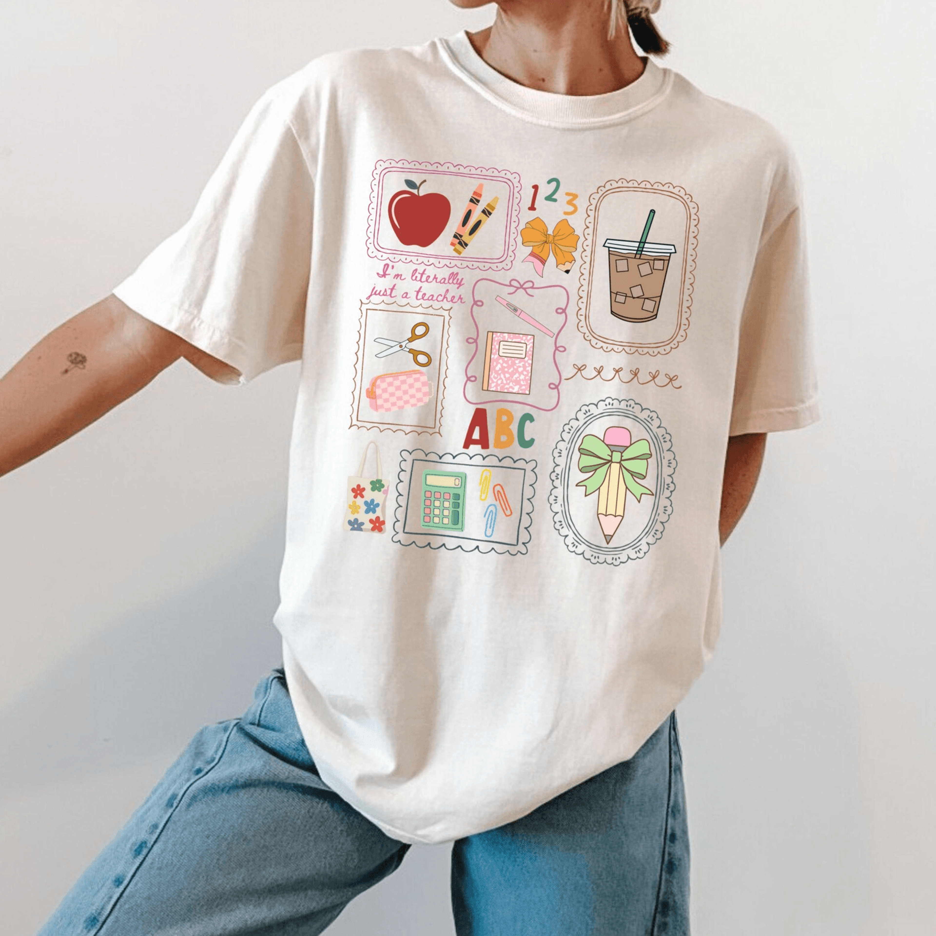 Comfort Colors Teacher Shirt Trendy Funny Teaching Tee Cute Teacher Gift 1