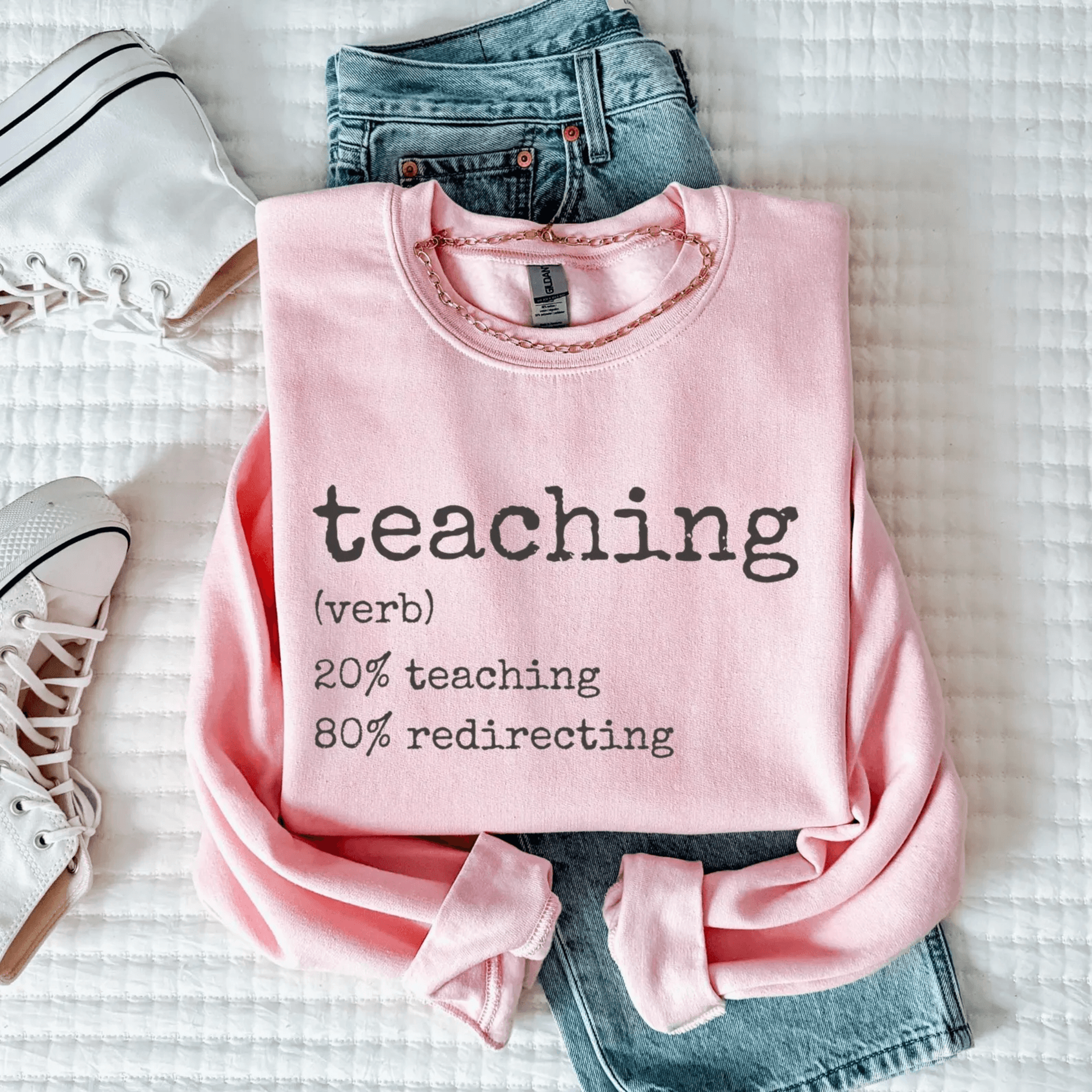 Funny Teacher Sweatshirt Teach Shirt Comfort Colors Teacher Gift Tee 4