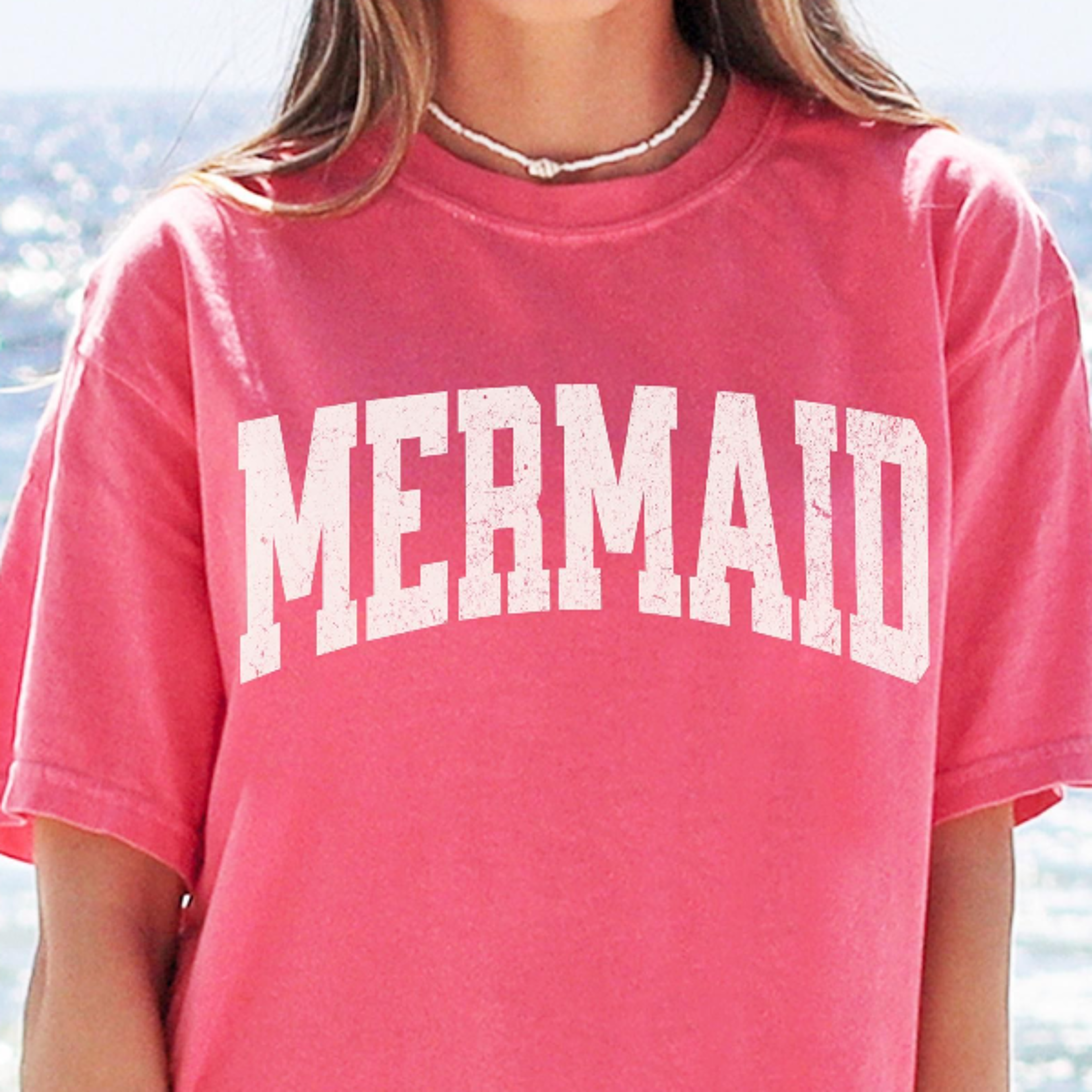 Mermaid TShirt  Preppy Beach Summer Ocean Lover Tee