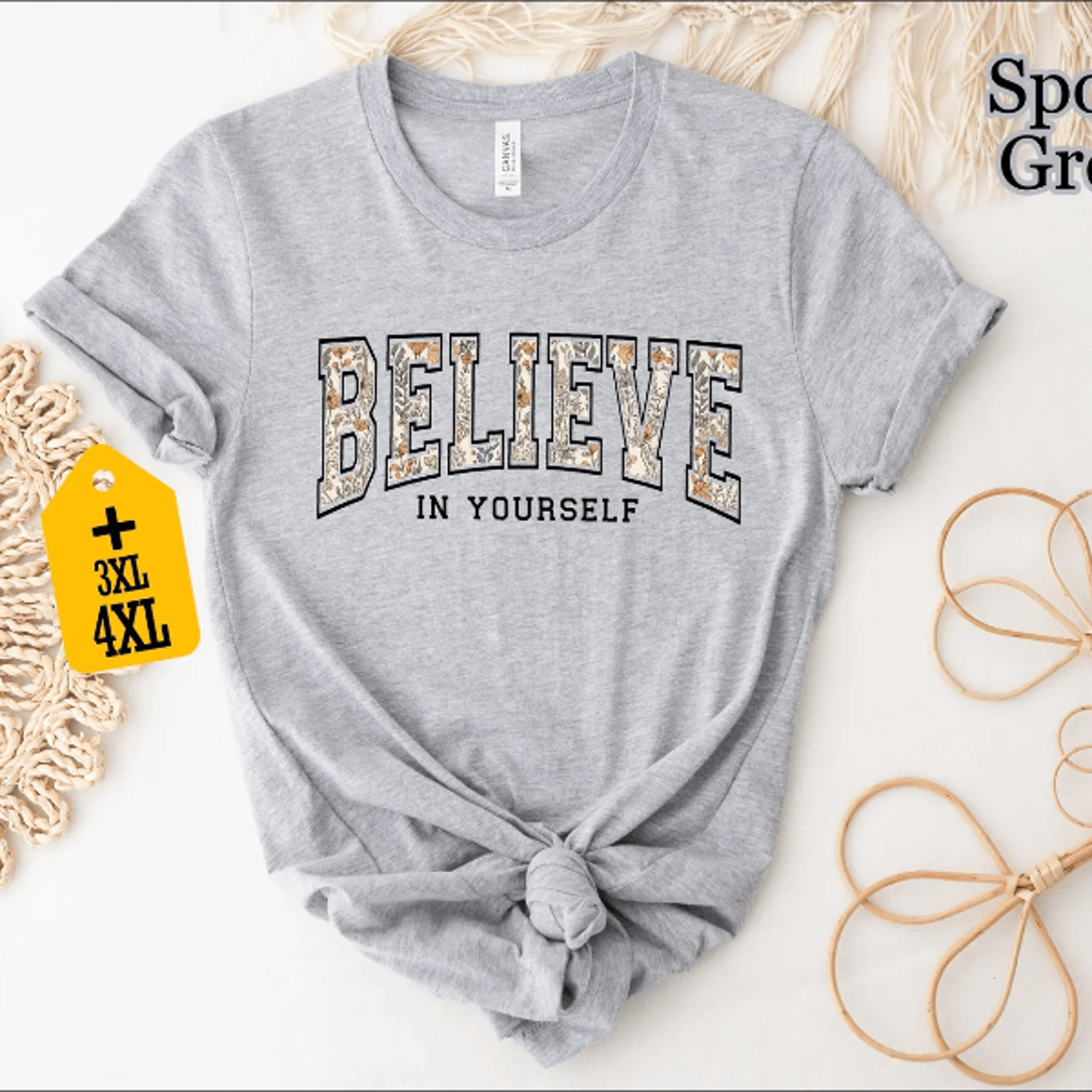 Comfort Colors Believe In Yourself Shirt Inspirational Motivational Tee 0