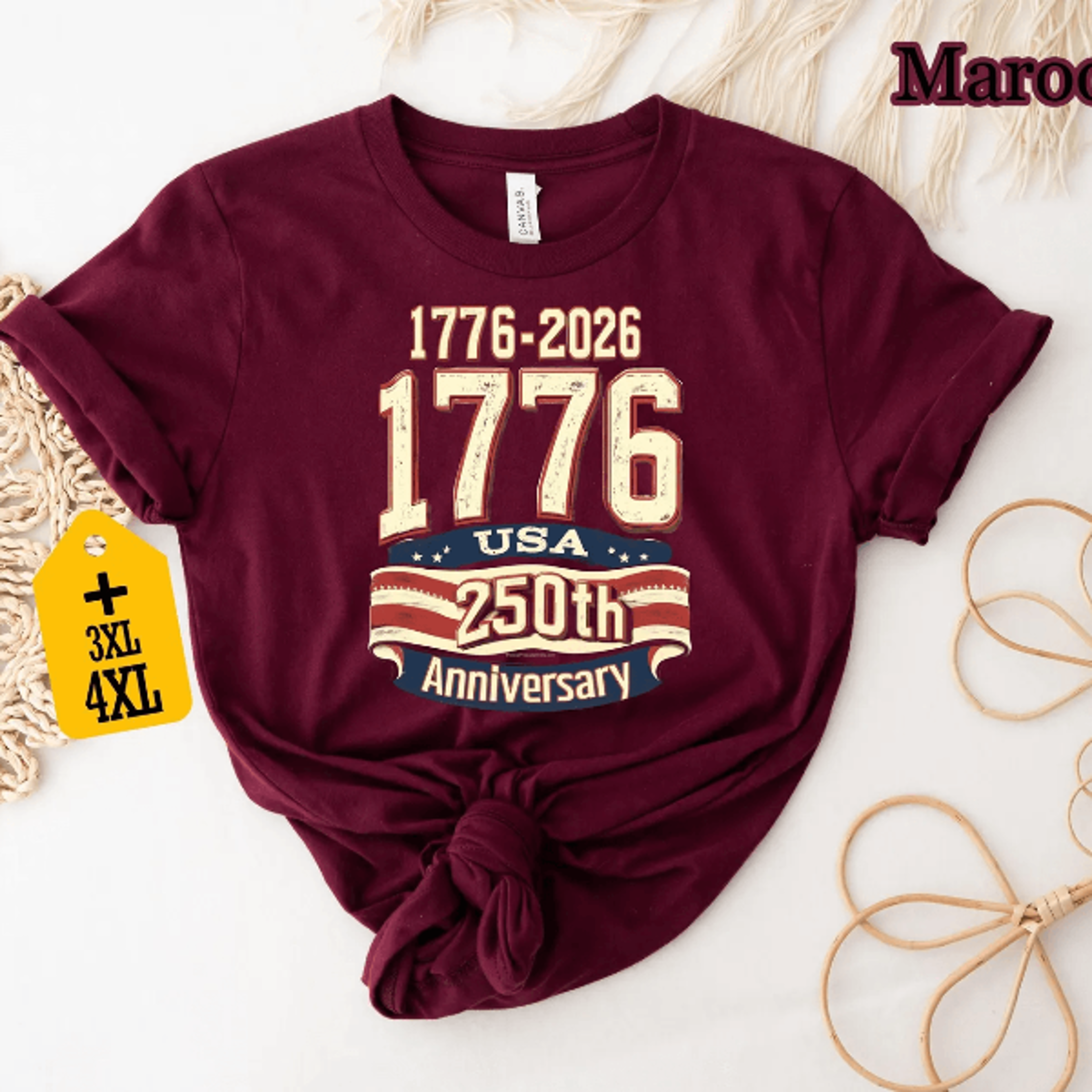 America 250th Anniversary Shirt  17762026 Patriotic USA Freedom Tee 4