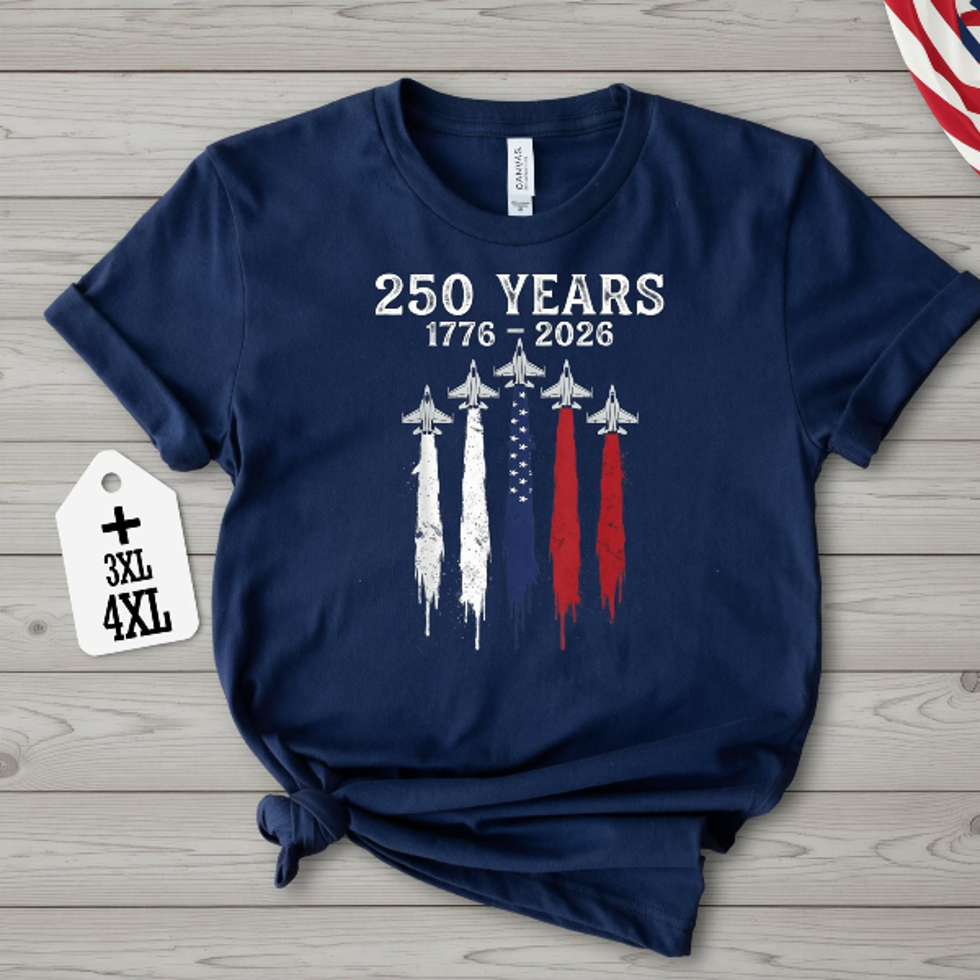 USA 250 Years Shirt  Patriotic Jet Fighter 17762026 America 250th Anniversary Graphic Tee 5