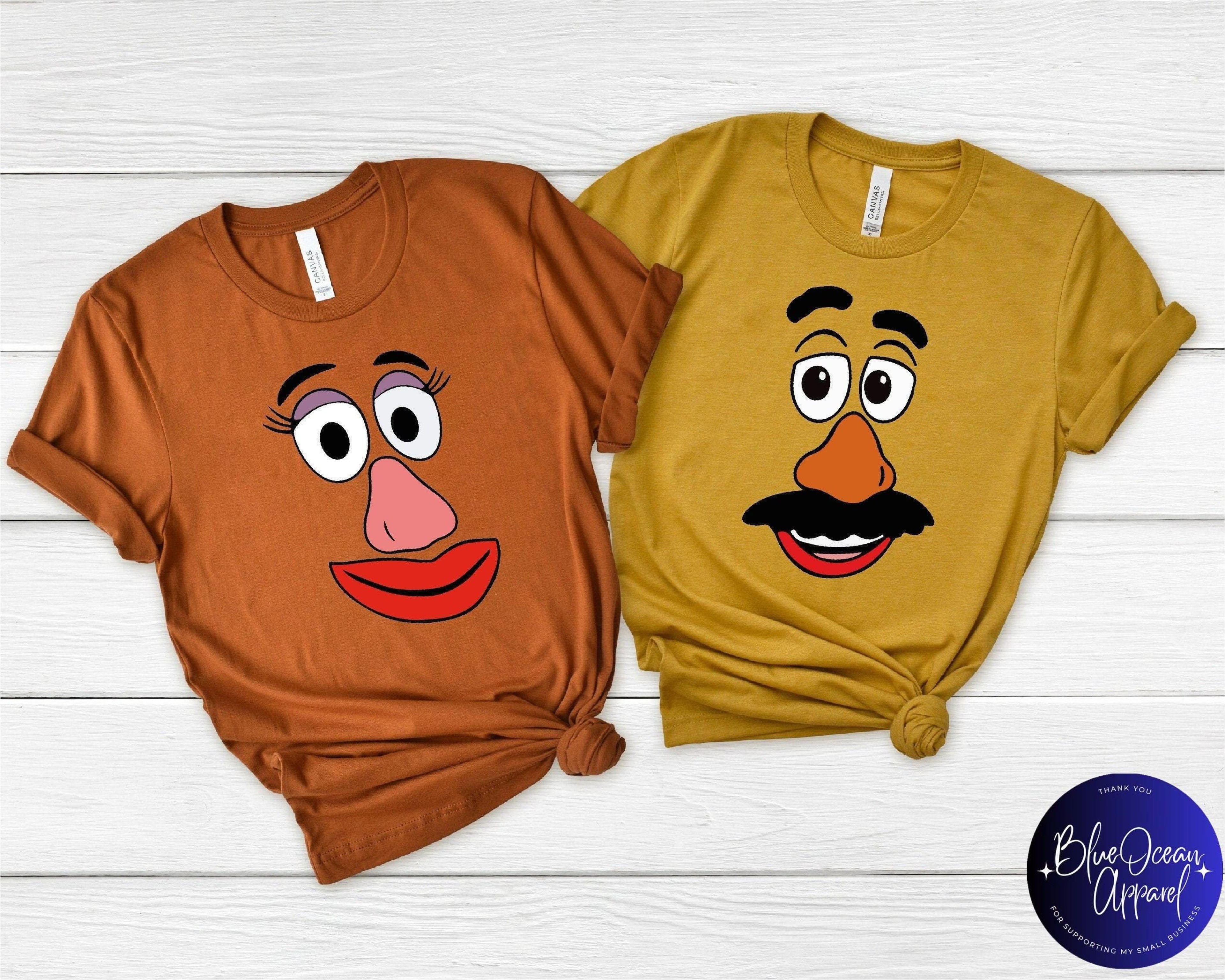Mr Potato And Mrs Potato Head Shirt Funny Personalized Thanksgiving Couple Matching Shirt 1