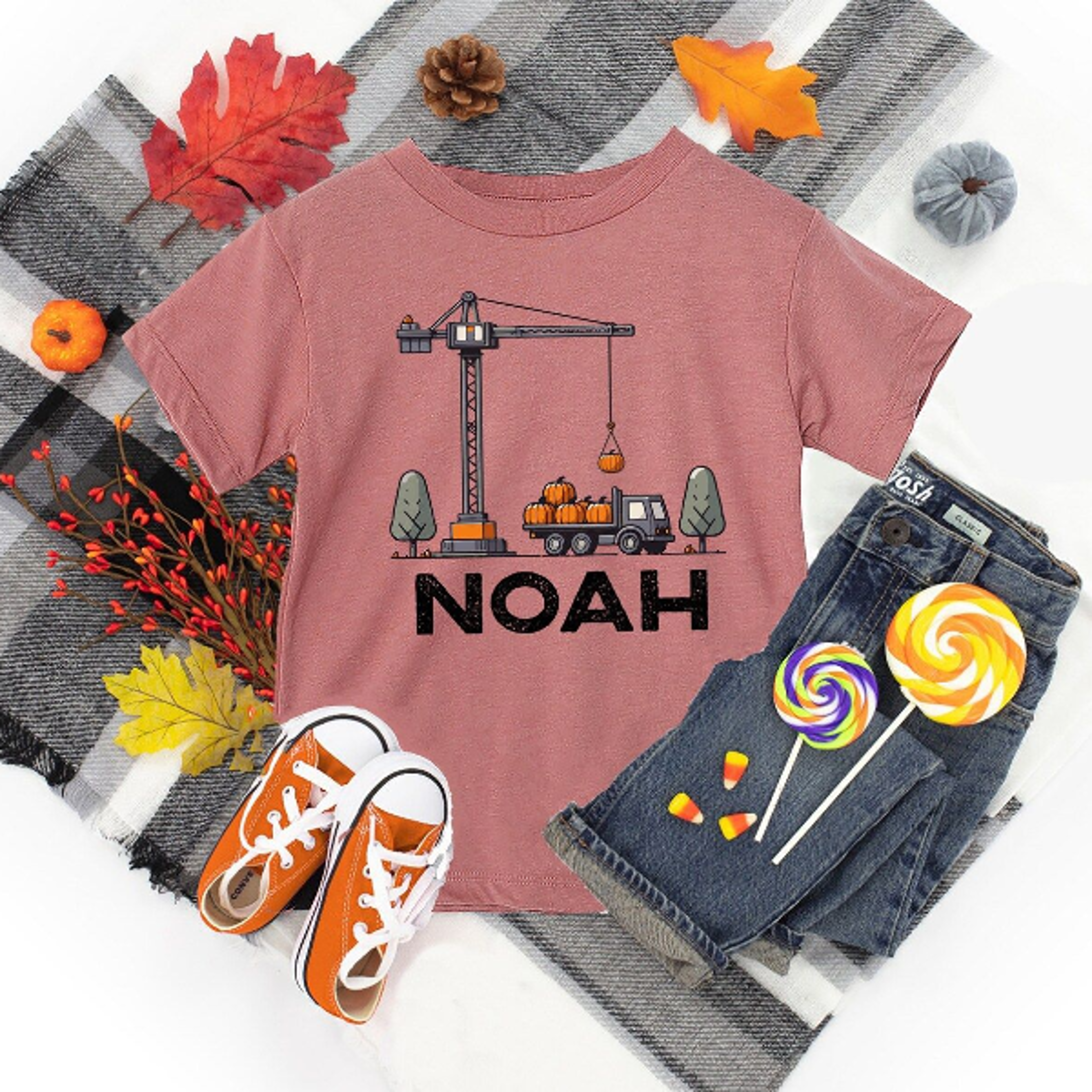 Pumpkin Truck Toddler Shirt  Fall Thanksgiving Kids Tee For Pumpkin Patch Adventures 0