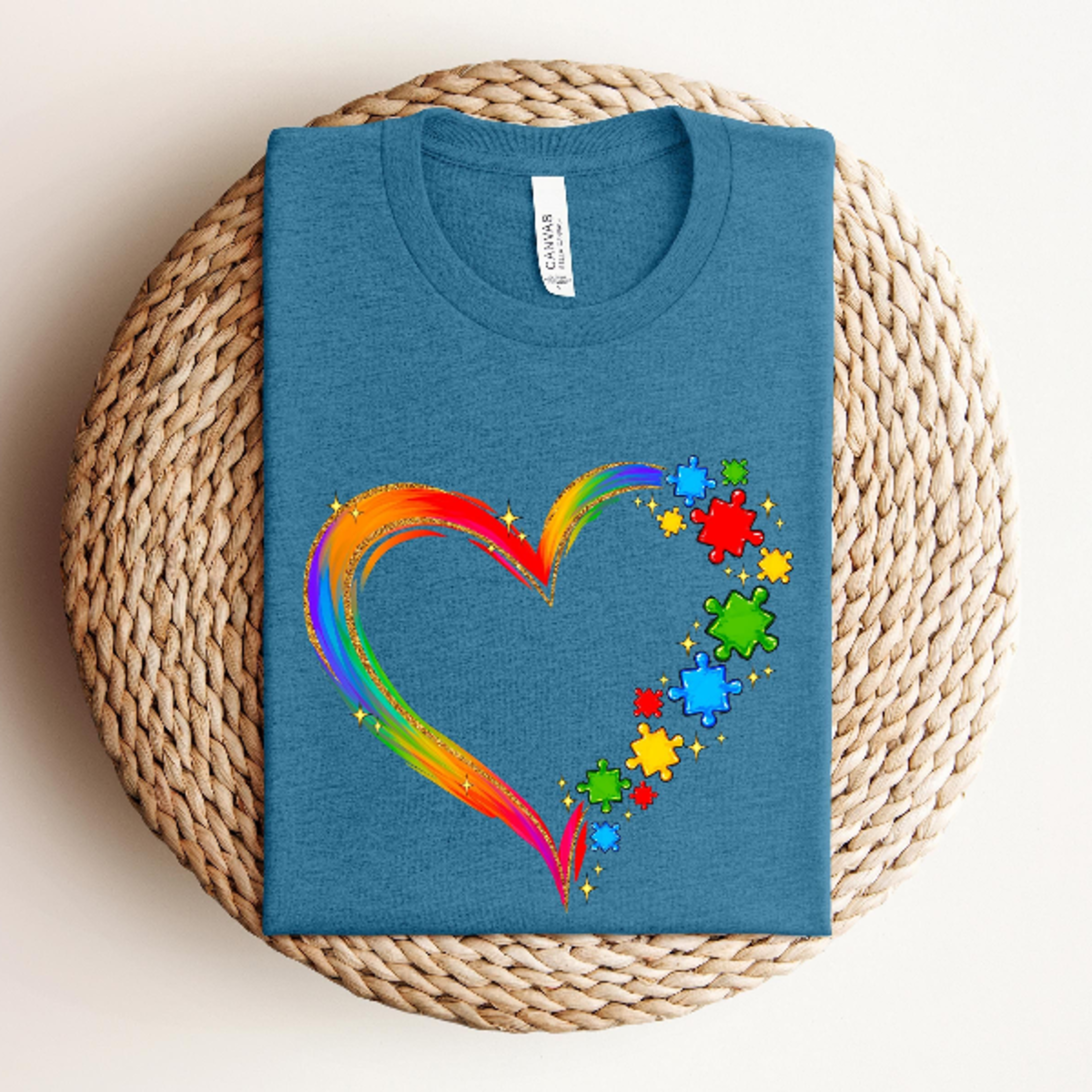 Colorful Autism Puzzle Shirt for Moms