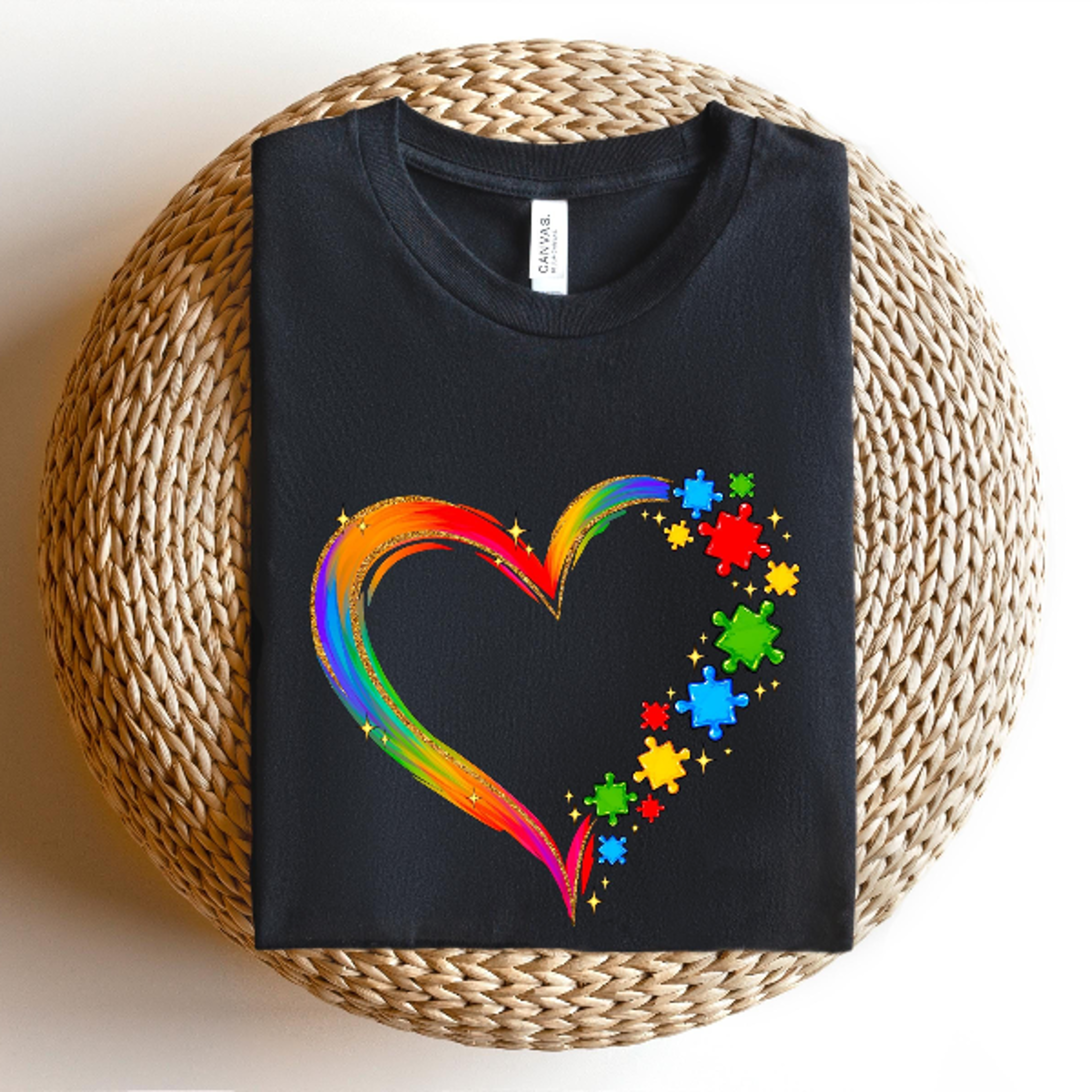 Colorful Autism Puzzle Shirt for Moms