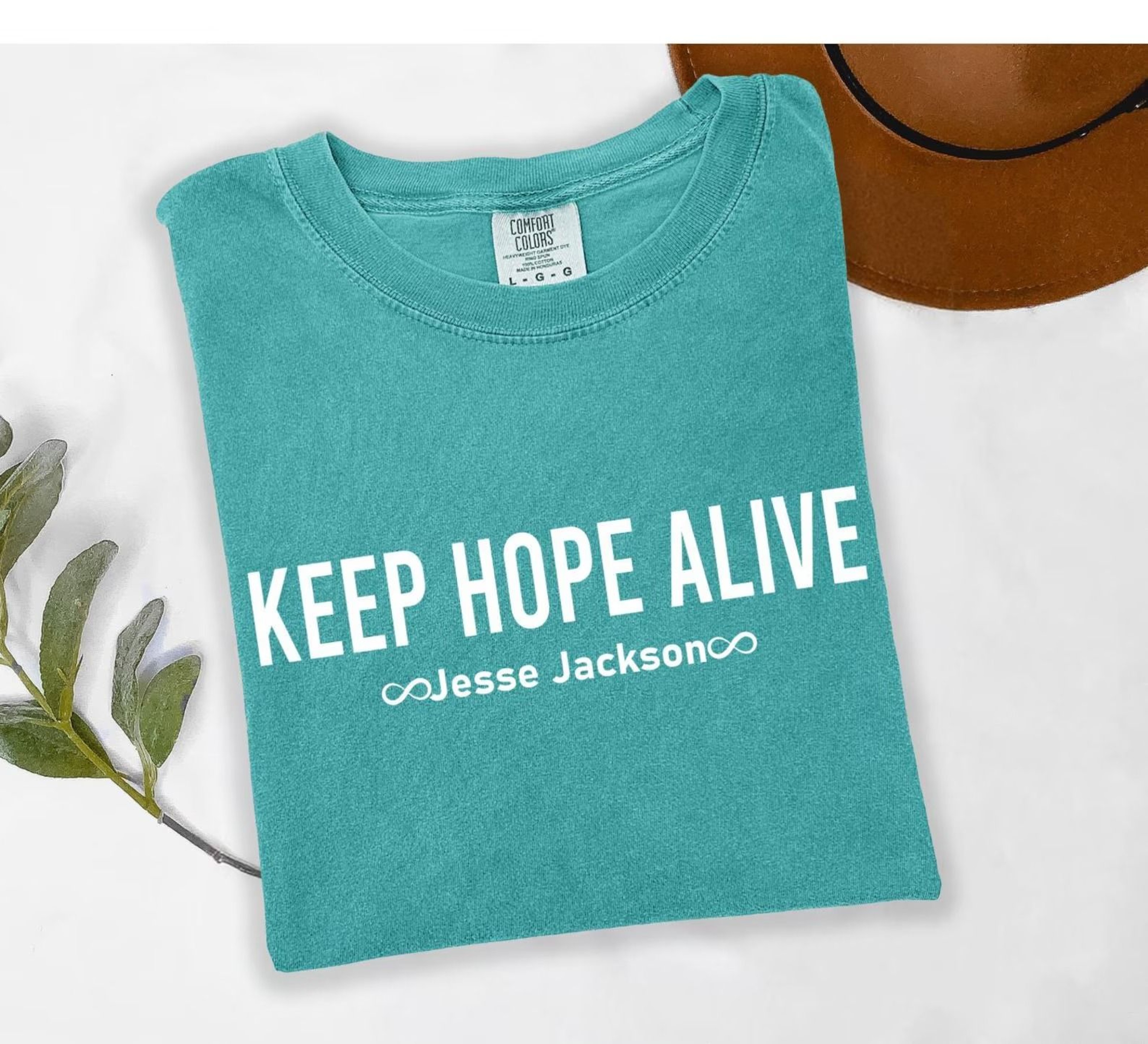 Comfort Colors Keep Hope Alive TShirt Jesse Jackson Tribute Tee Civil Rights Shirt Inspirational Ju 1