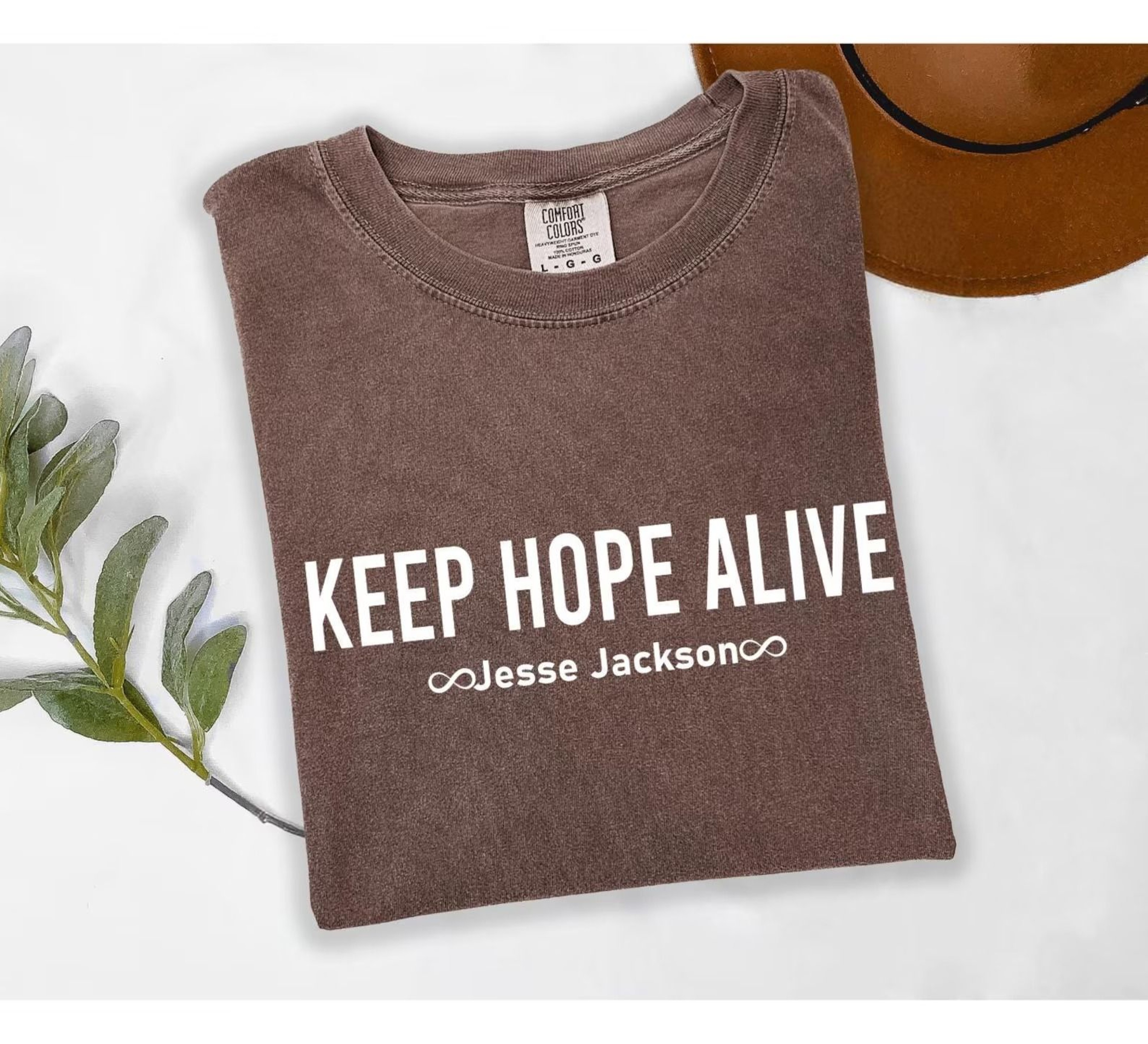 Comfort Colors Keep Hope Alive TShirt Jesse Jackson Tribute Tee Civil Rights Shirt Inspirational Ju 3