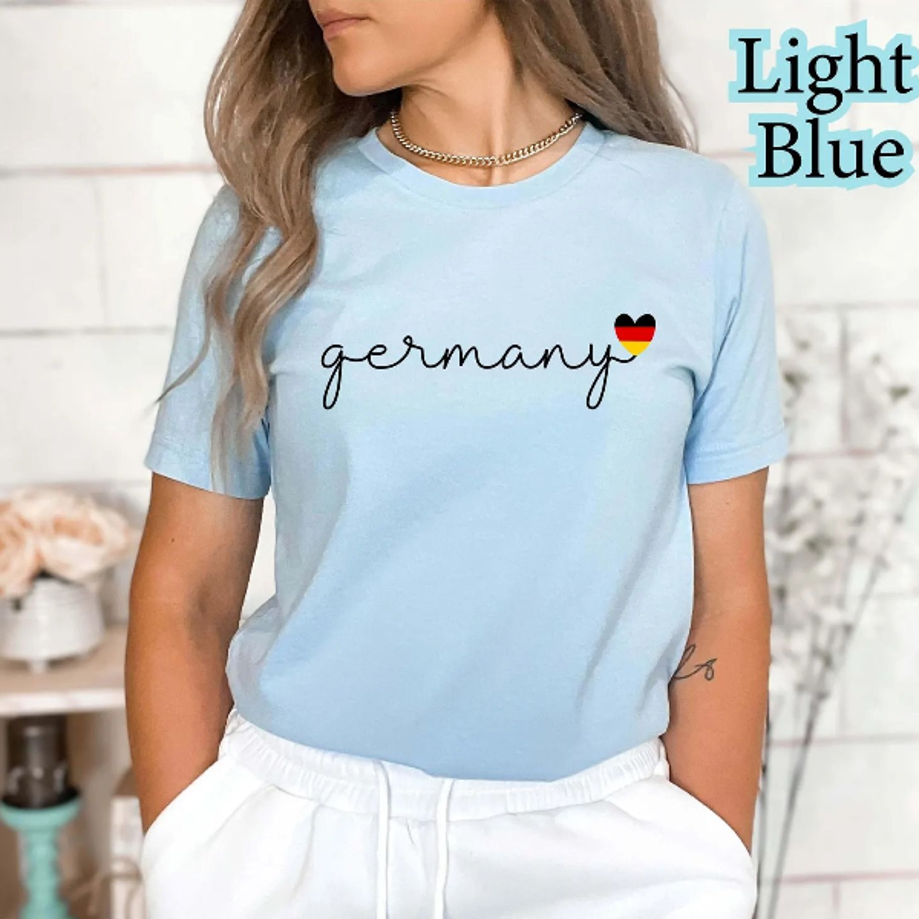 Germany Heart Flag Shirt German Pride Tee Minimal Travel Shirt Cute Deutschland Gift Aesthetic Vaca 
