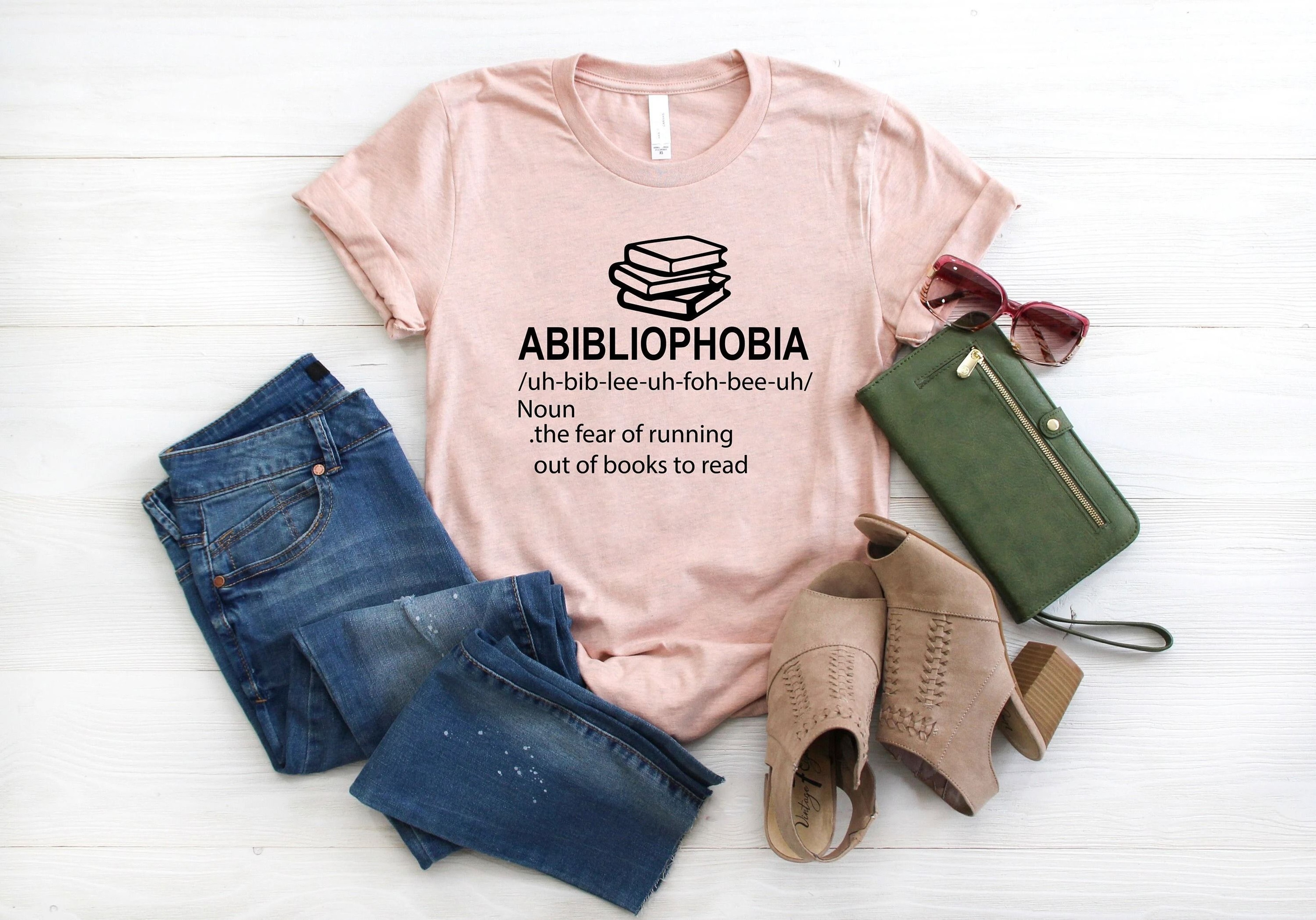 Abibliophobia Shirt Book Lover Shirt Gift For Librarian Library Shirt Book Reader Shirt Reading Tee 4