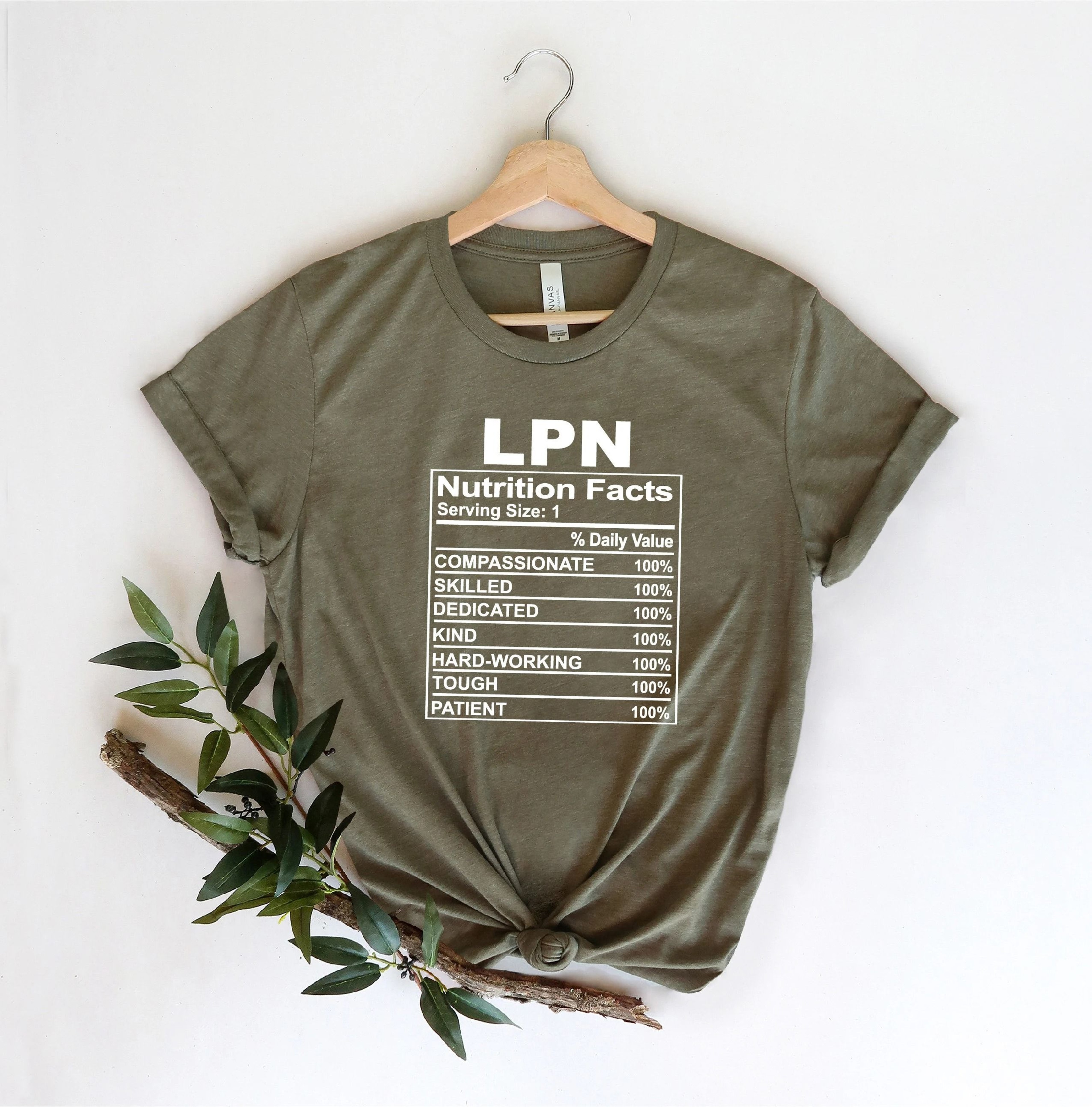 LPN Shirt Licensed Practical Nurse Shirt Nutrition Facts Nurse Shirt Nurse GiftNurse Shirt Nurse Ap 0