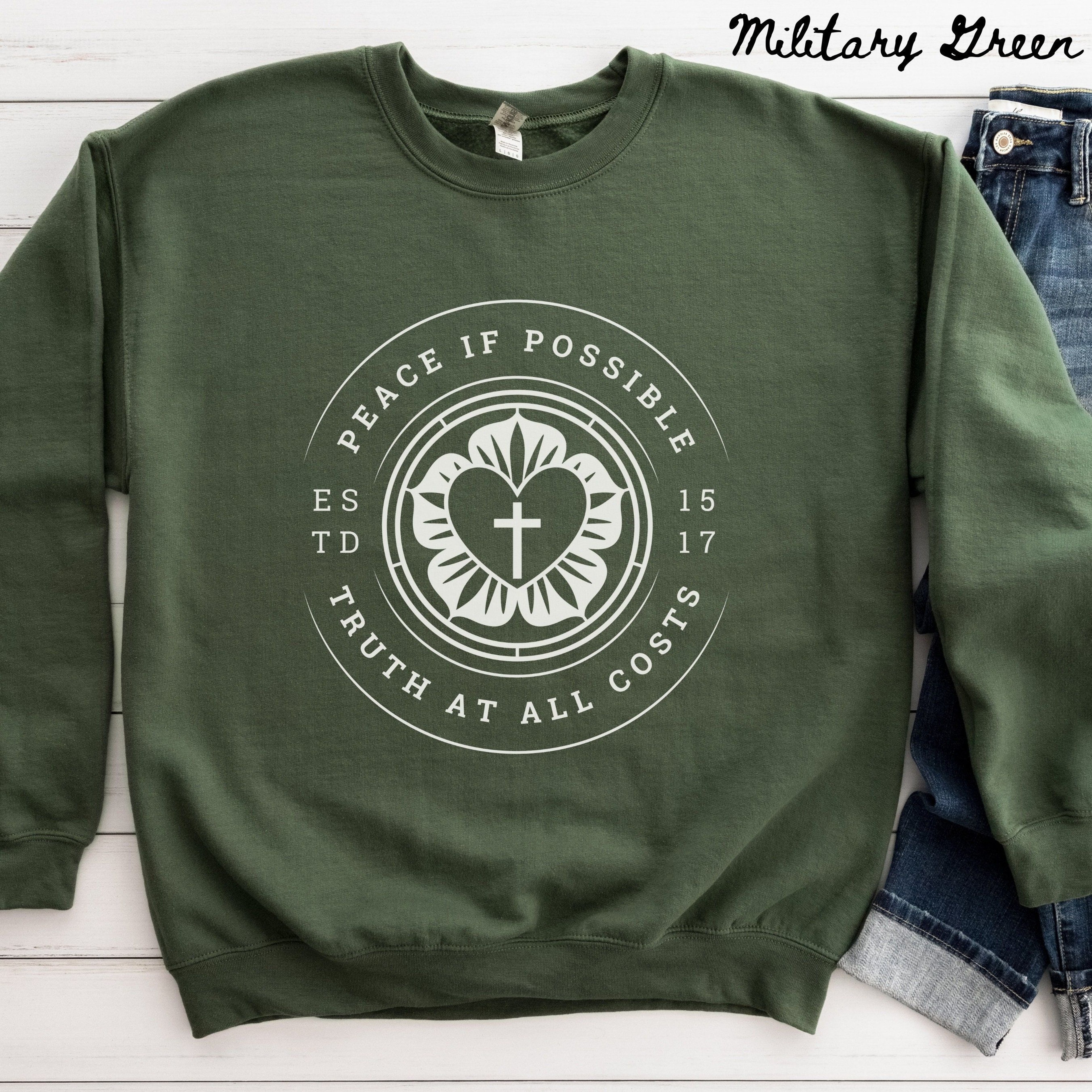Reformation Day Sweatshirt Martin Luther Crewneck Reformed Christian 95 Theses Faith Shirt 2