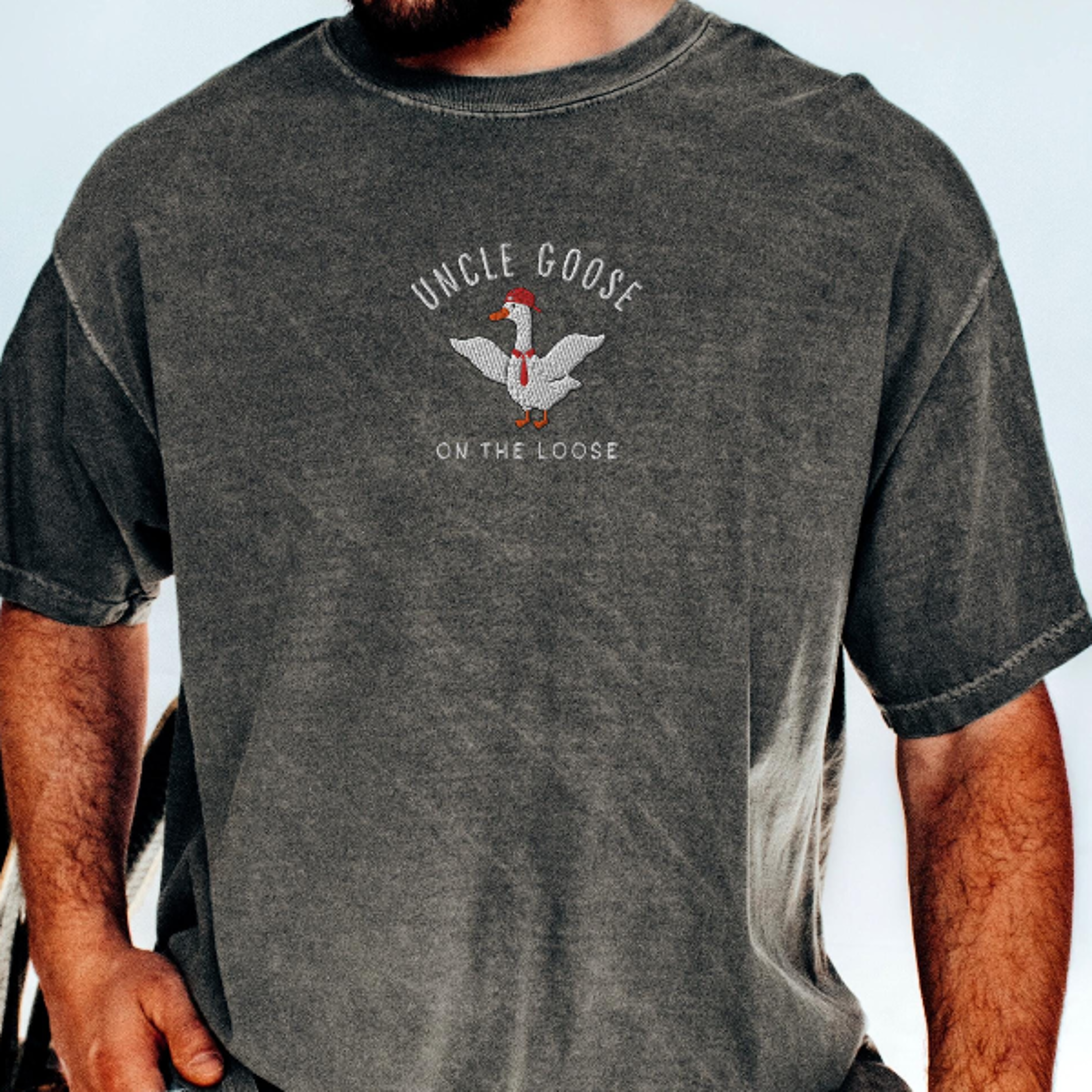 Embroidered Uncle Silly Goose Shirt Gift