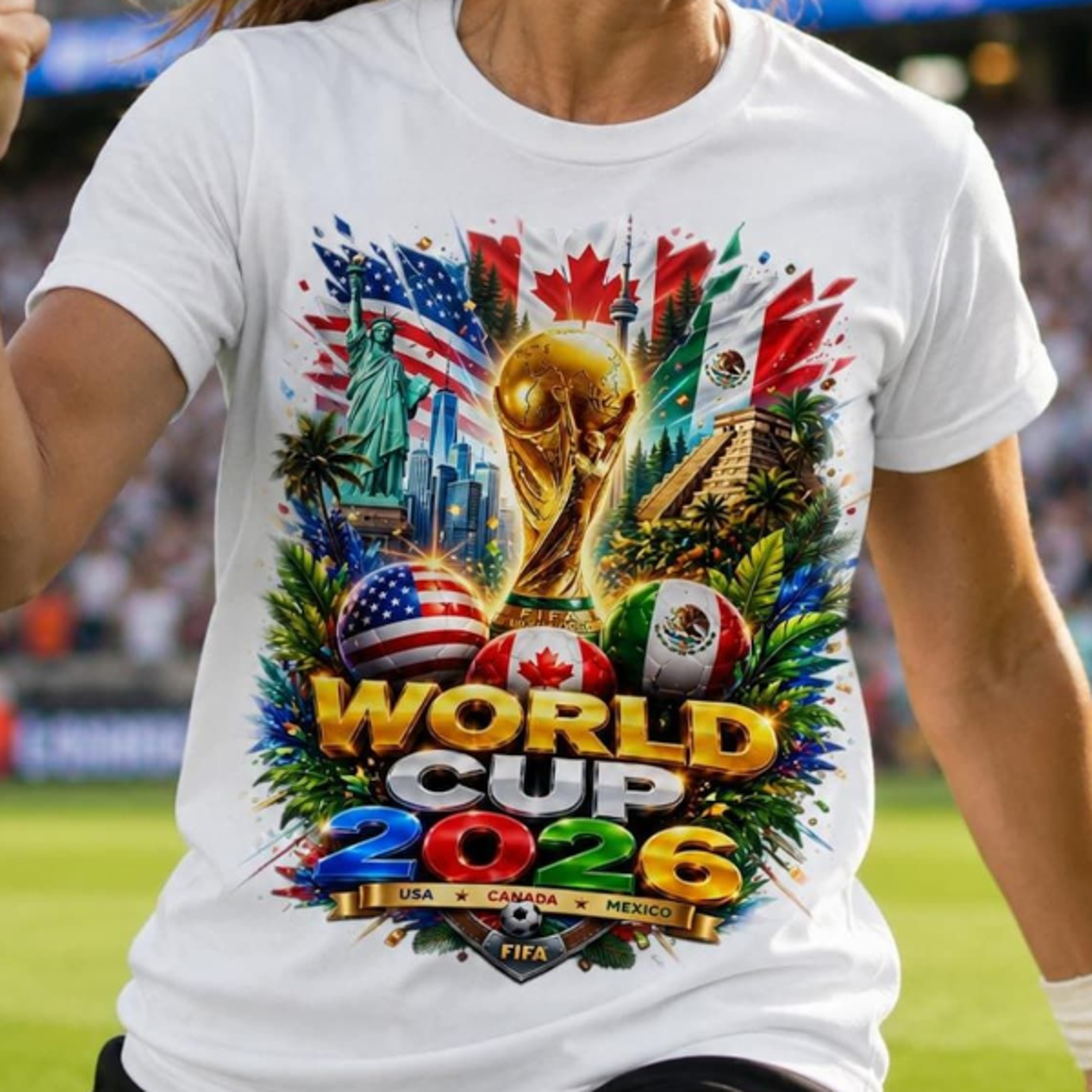 World Cup 2026 TShirt  USA Canada Mexico Soccer Fan Tee  Football Fan Shirt 2