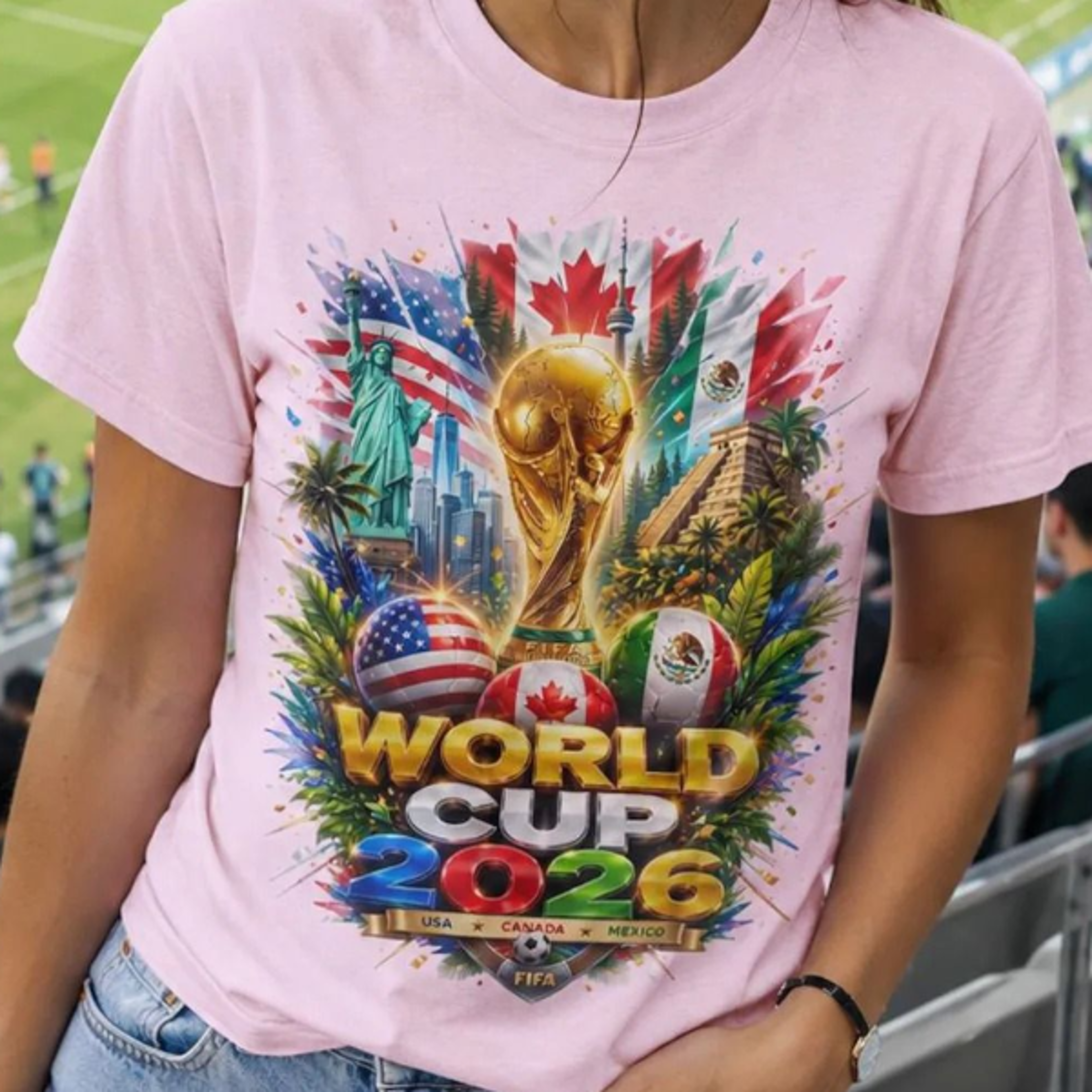 World Cup 2026 TShirt  USA Canada Mexico Soccer Fan Tee  Football Fan Shirt 3