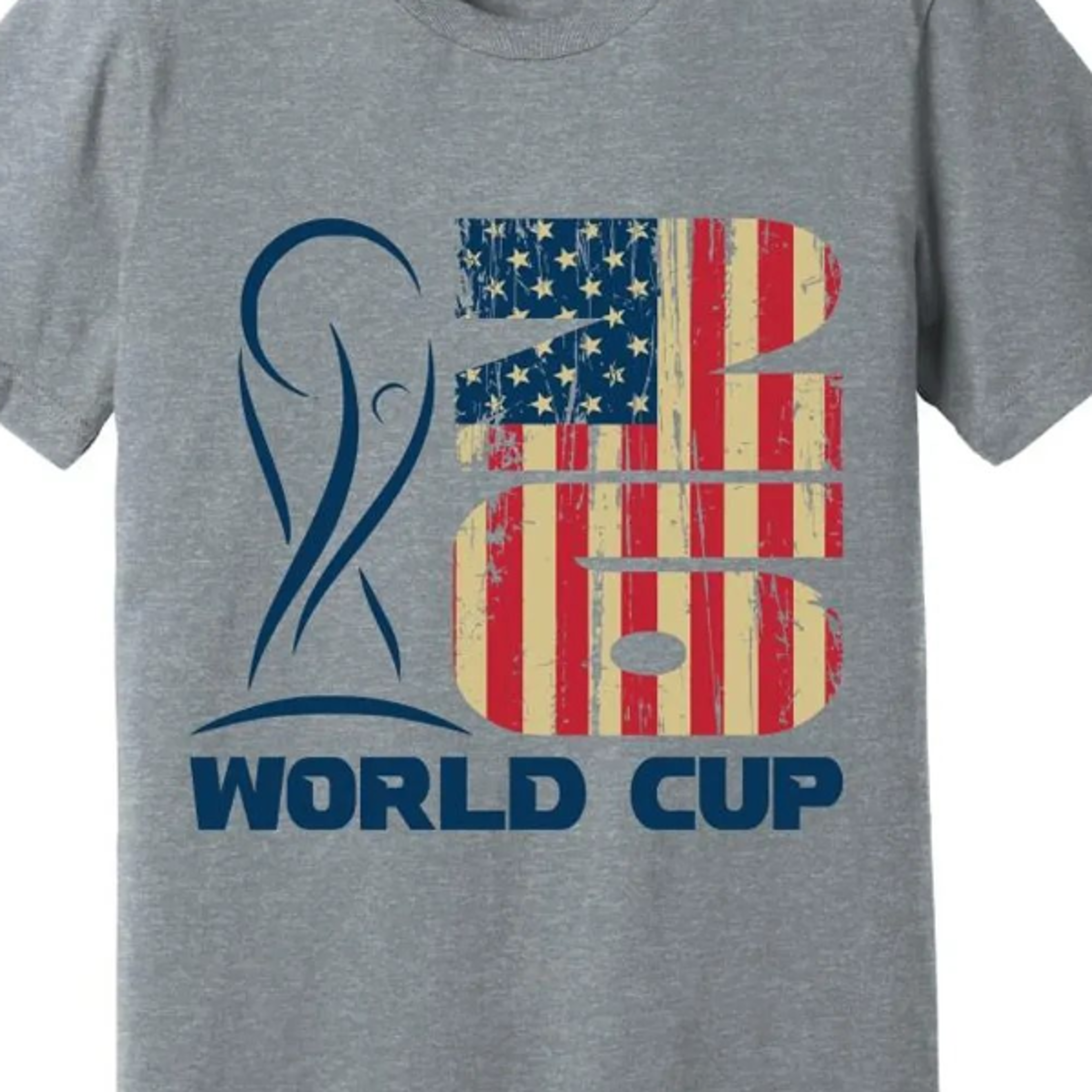 World Cup 2026 TShirt  USA World Cup Soccer Flags Graphic Tee  Football Fan Shirt 0