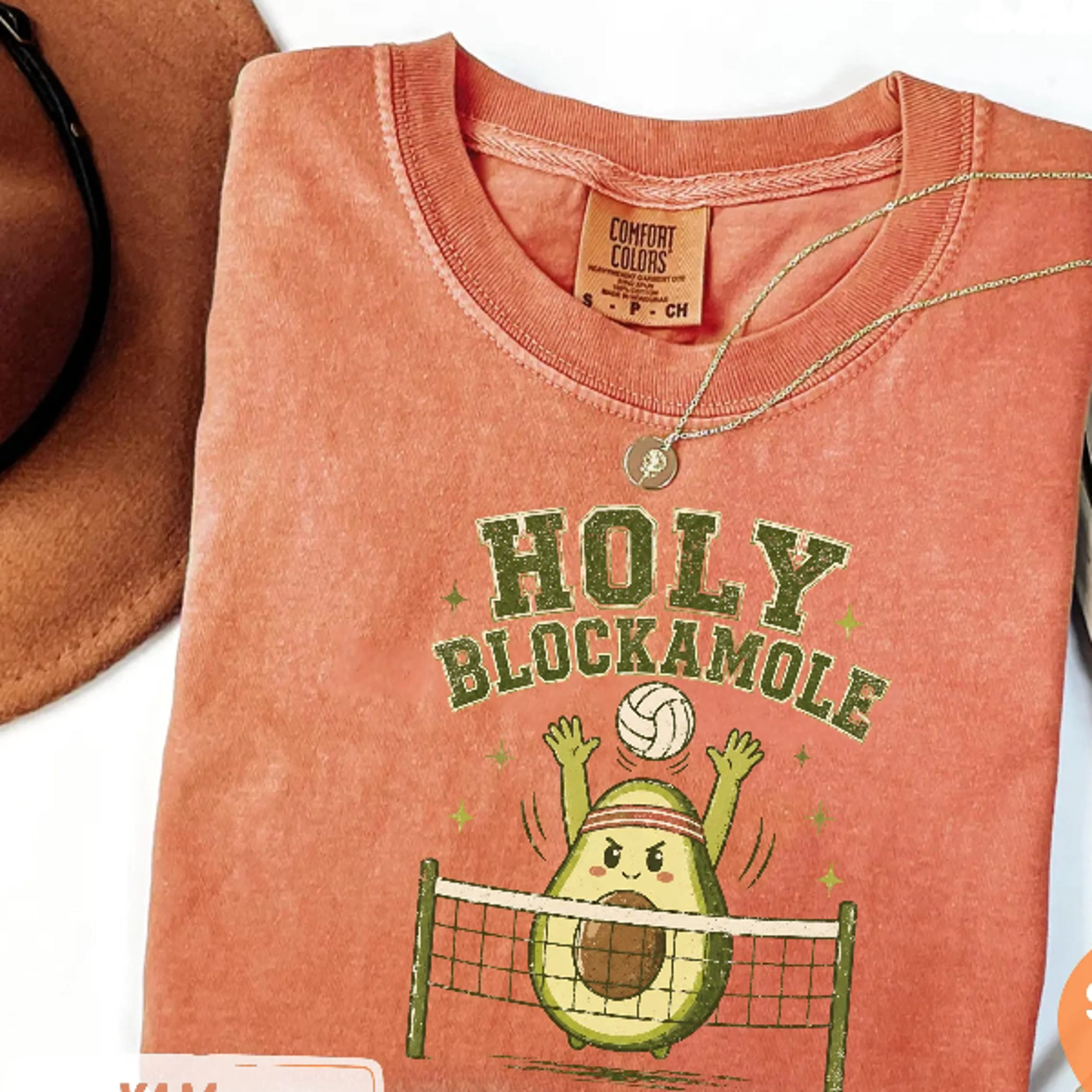 Holy Blockamole Volleyball Shirt Funny Avocado Volleyball Tee Volleyball Player Gift Sports Team Sh 
