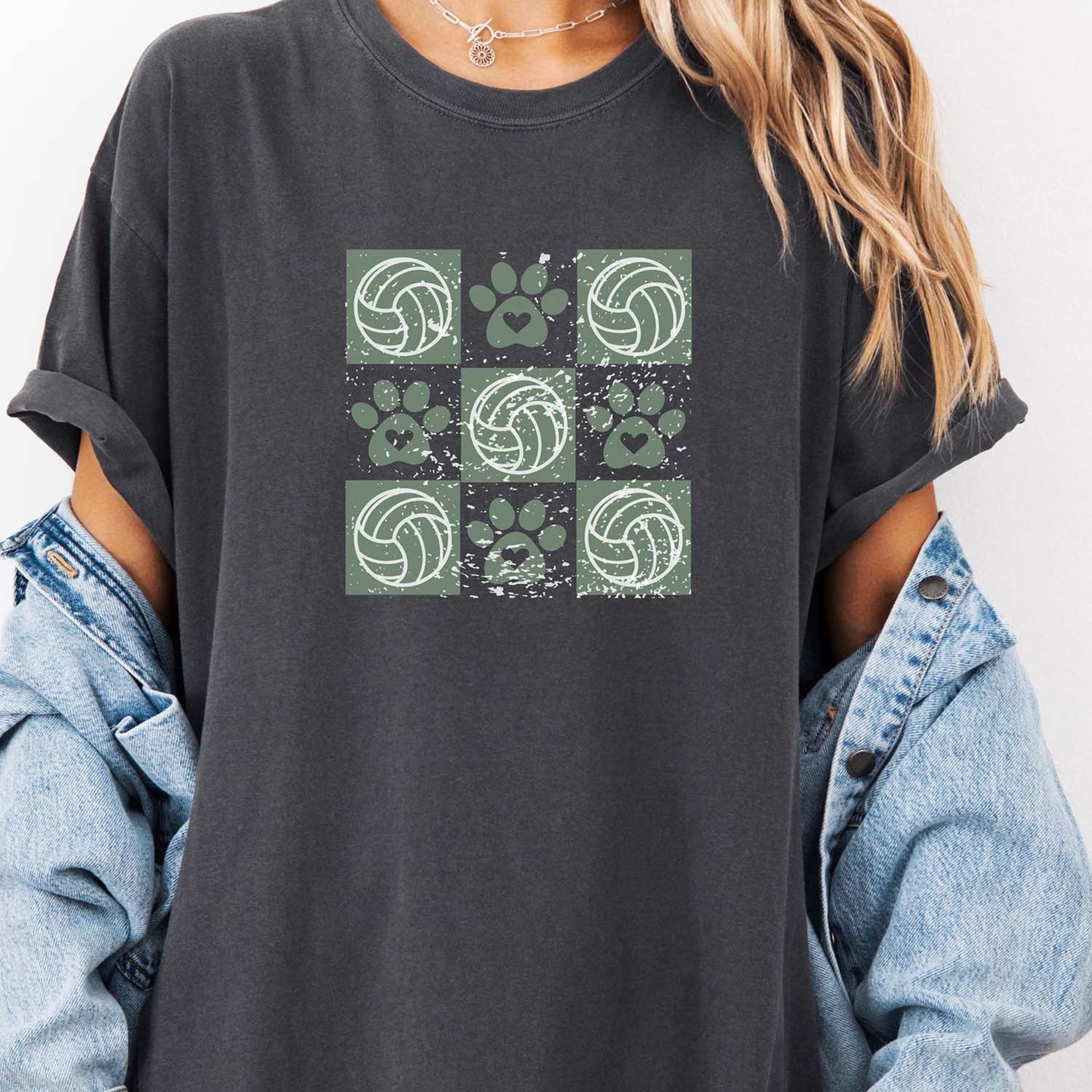 Funny Volleyball Tee Cute Volleyball TShirt Sporty Graphic Tee Volleyball Player Gift Game Day Shir 6