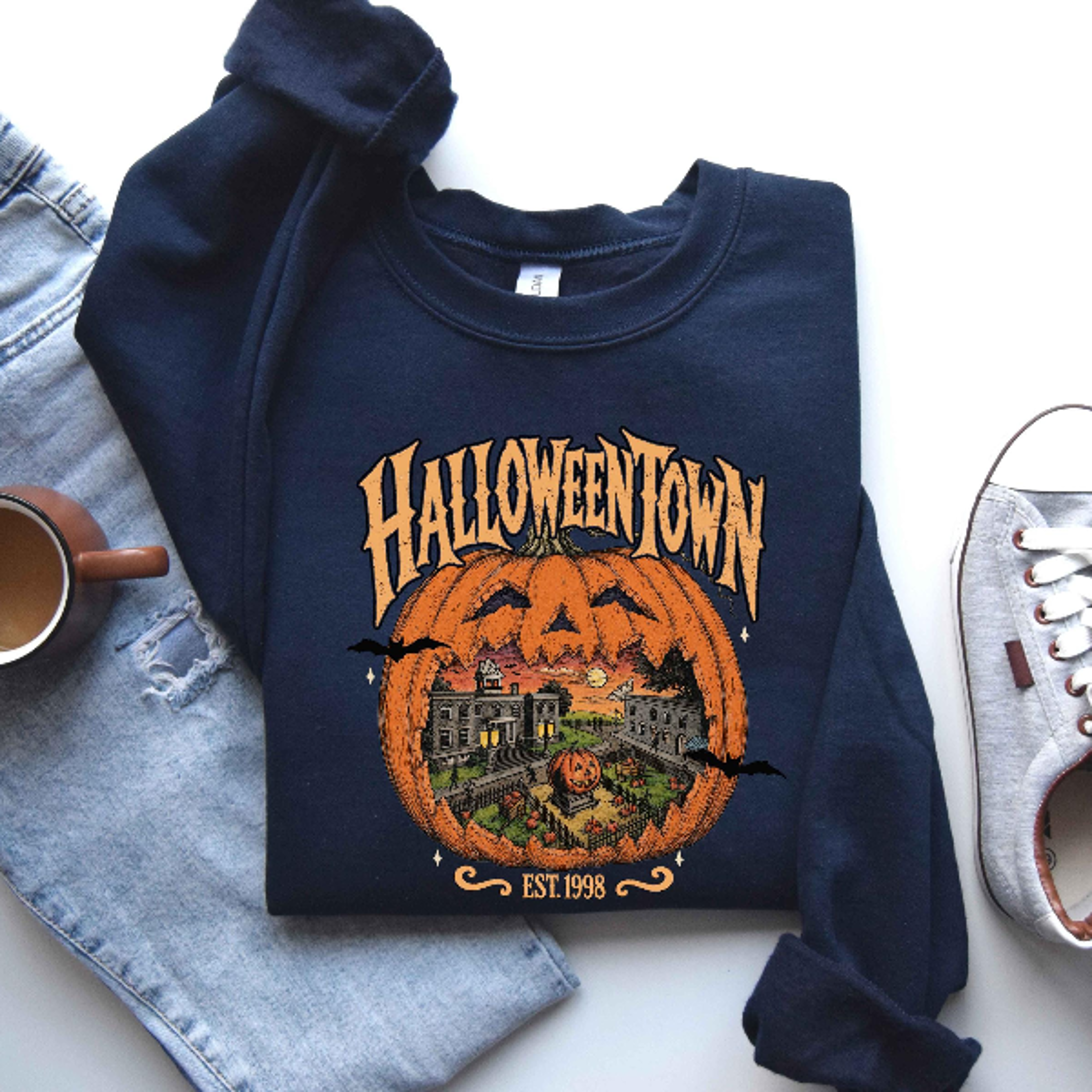 Halloweentown Est 1998 Sweatshirt Retro Halloween University Hoodie 2