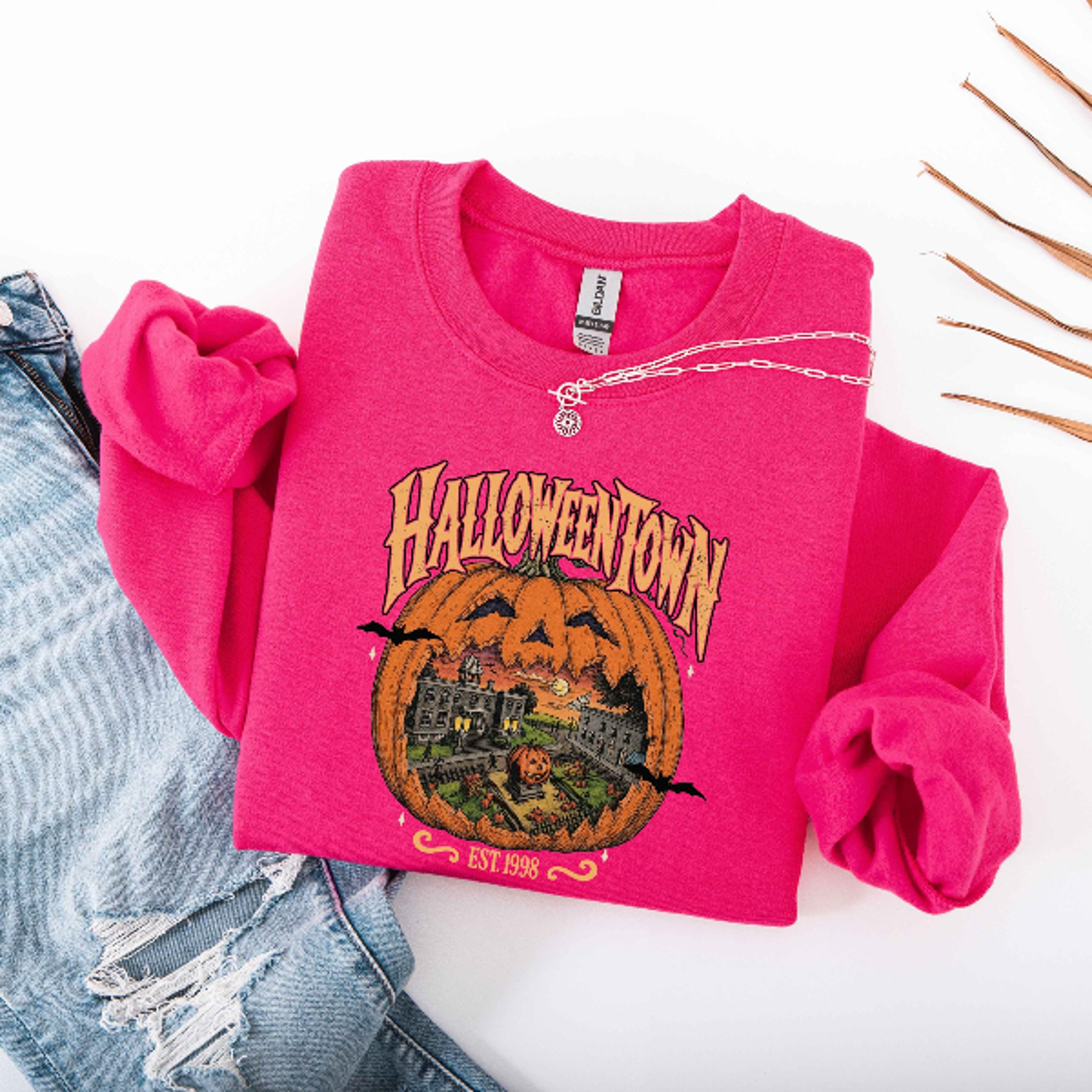 Halloweentown Est 1998 Sweatshirt Retro Halloween University Hoodie 3