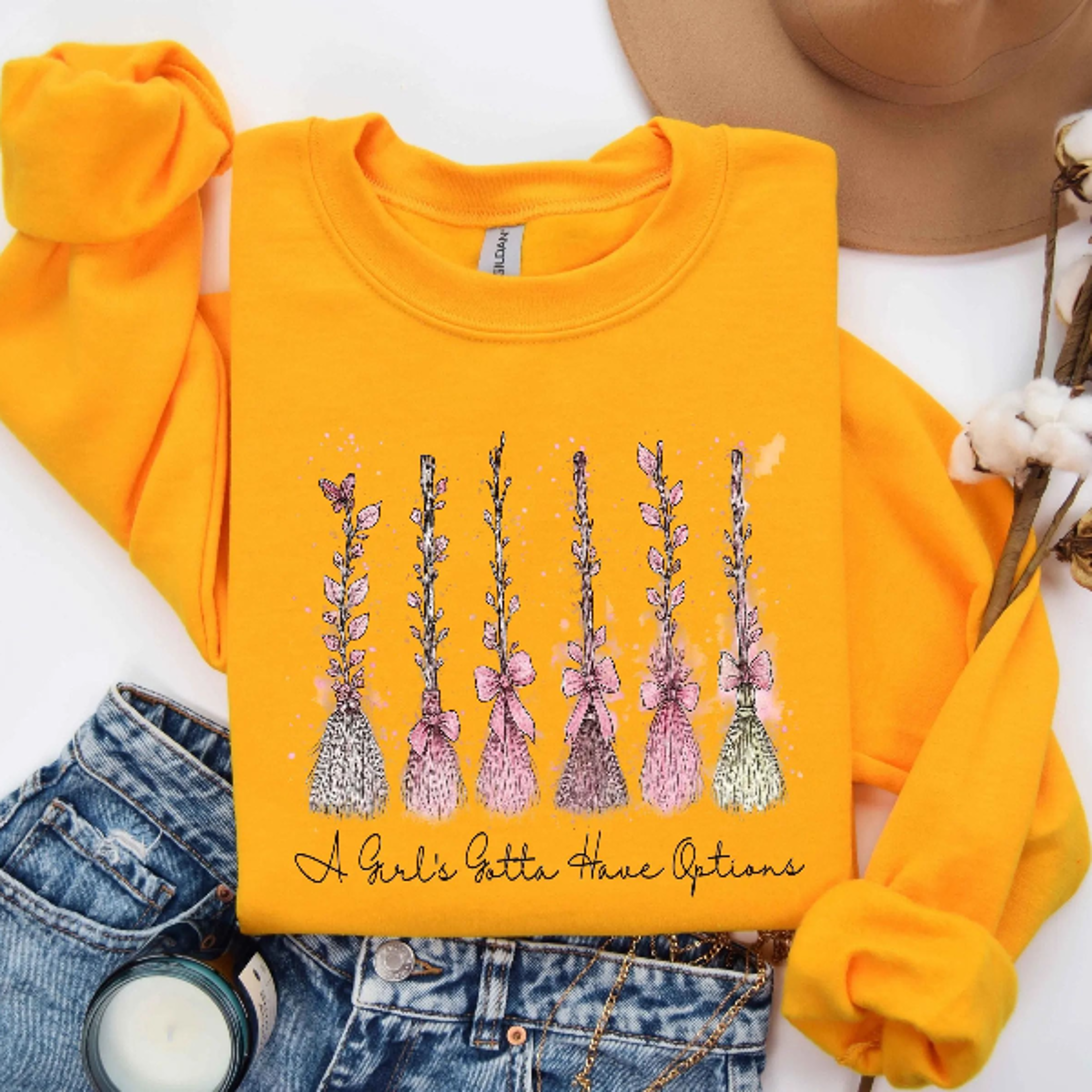 A Girl Gotta Have Options Sweatshirt Spooky Halloween Cute Hoodie Tee 4