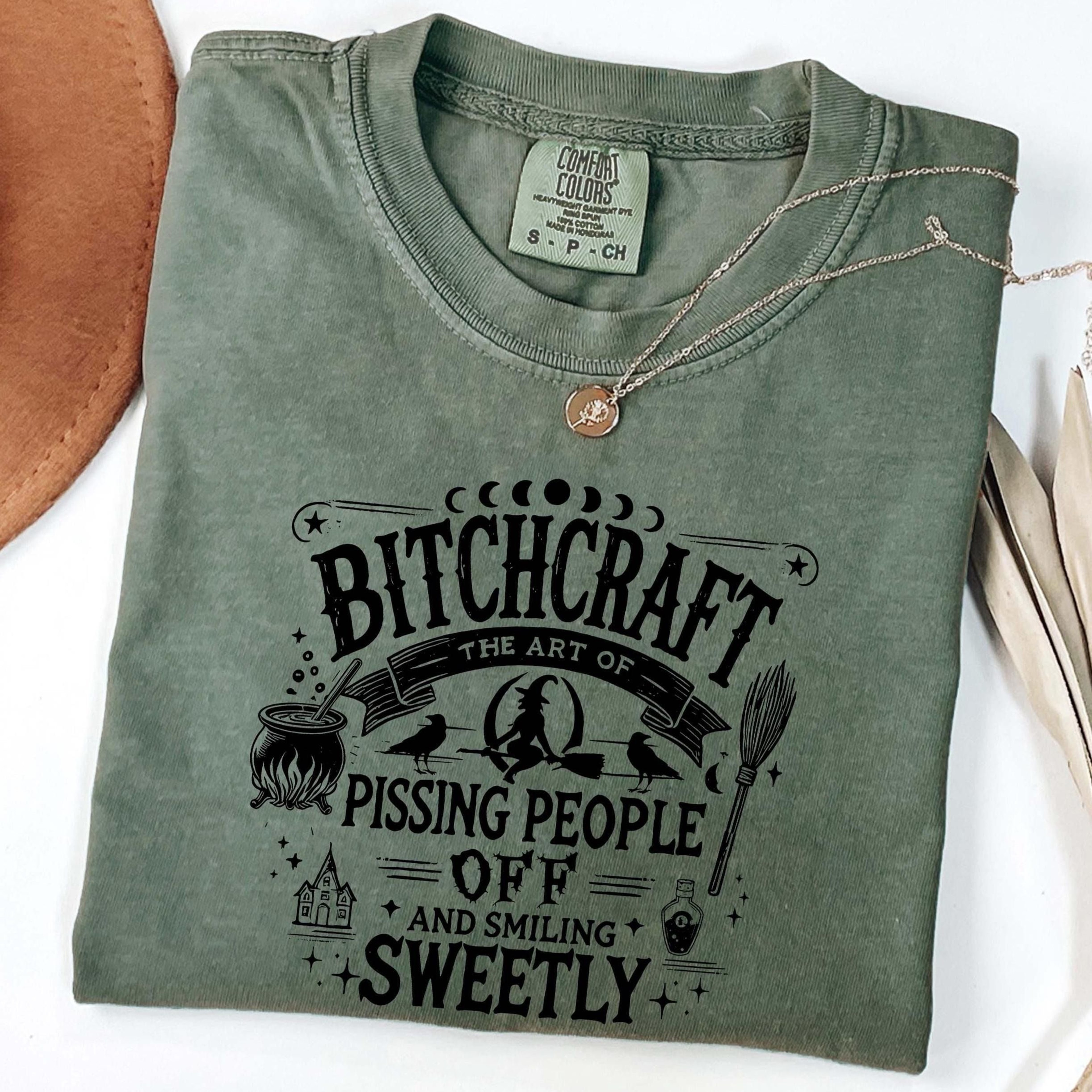 Bitch Craft Funny Halloween Shirt Sarcastic Witch Sweatshirt Hoodie 4