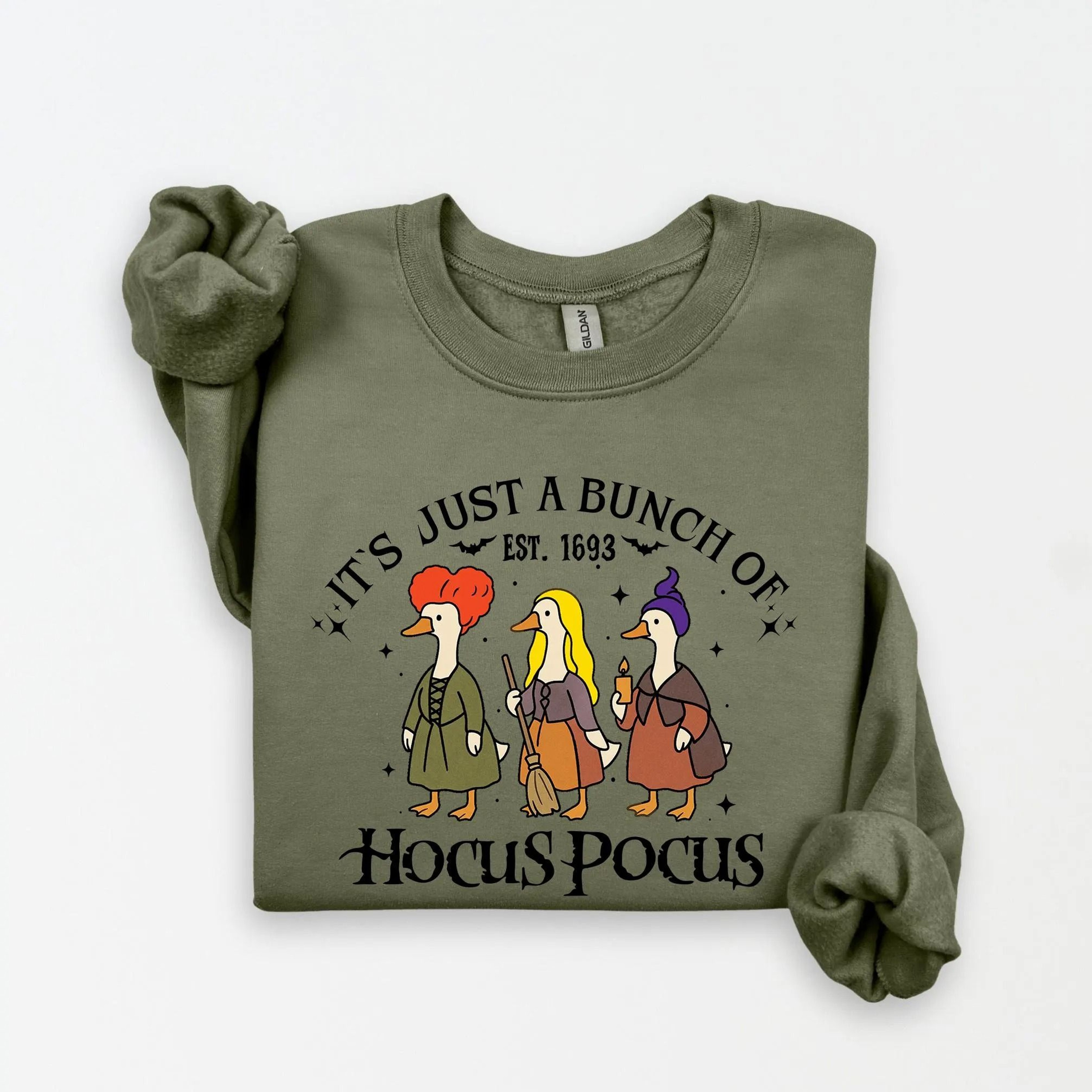 Its Just A Bunch Of Hocus Pocus Sweatshirt Sanderson Sisters Hoodie 1