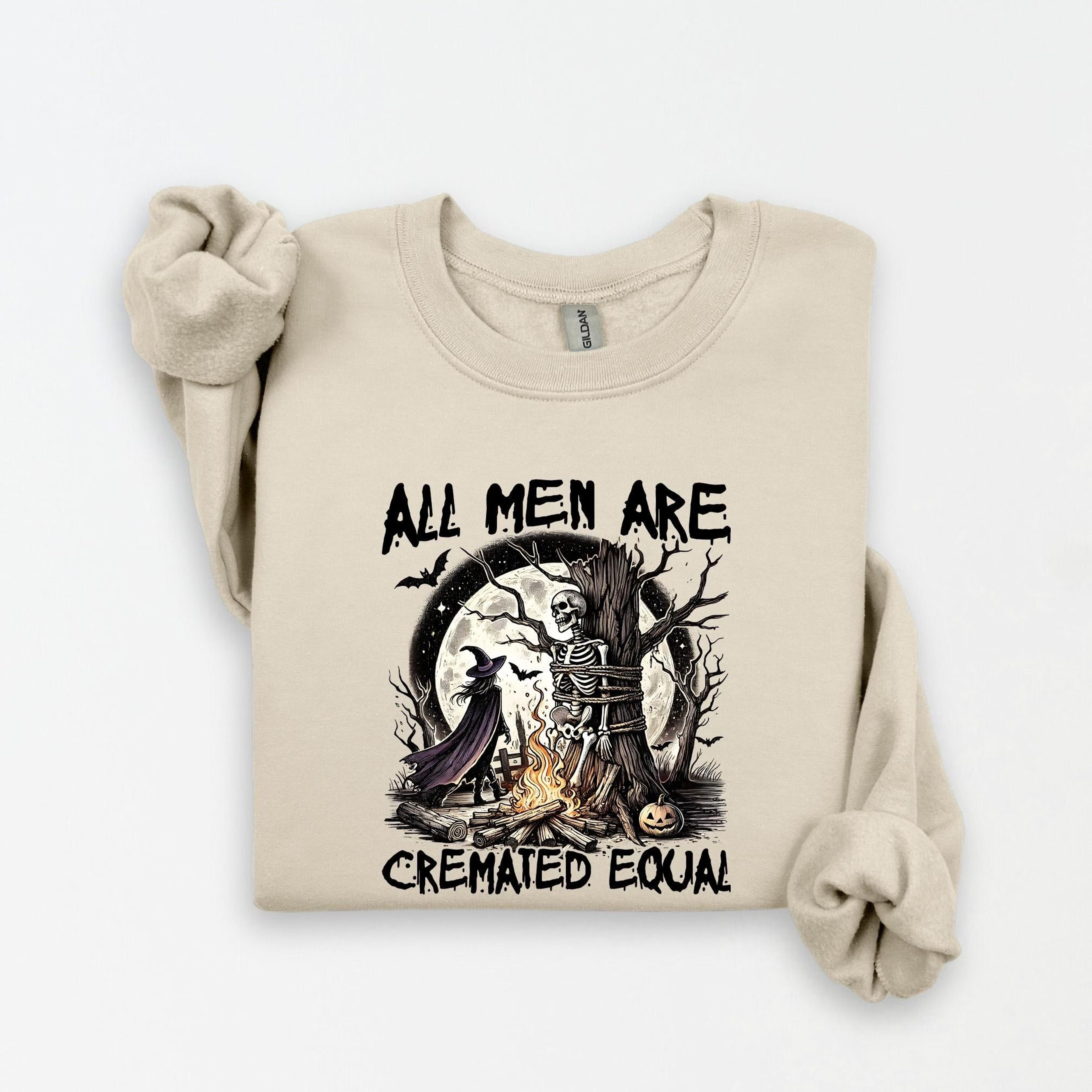 Skeleton Sweatshirt Cute Halloween Party Fall Graphic Tee 0