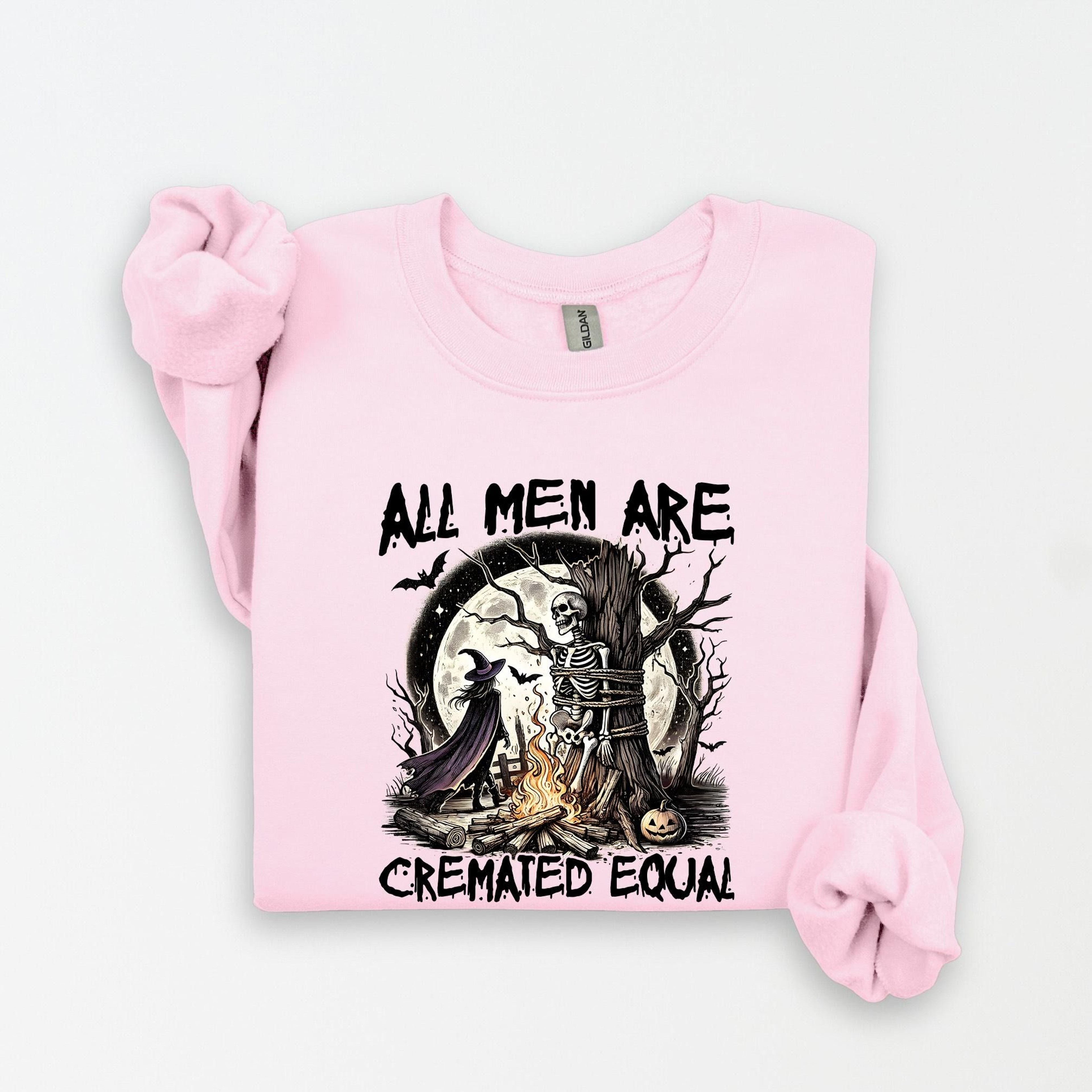 Skeleton Sweatshirt Cute Halloween Party Fall Graphic Tee 2