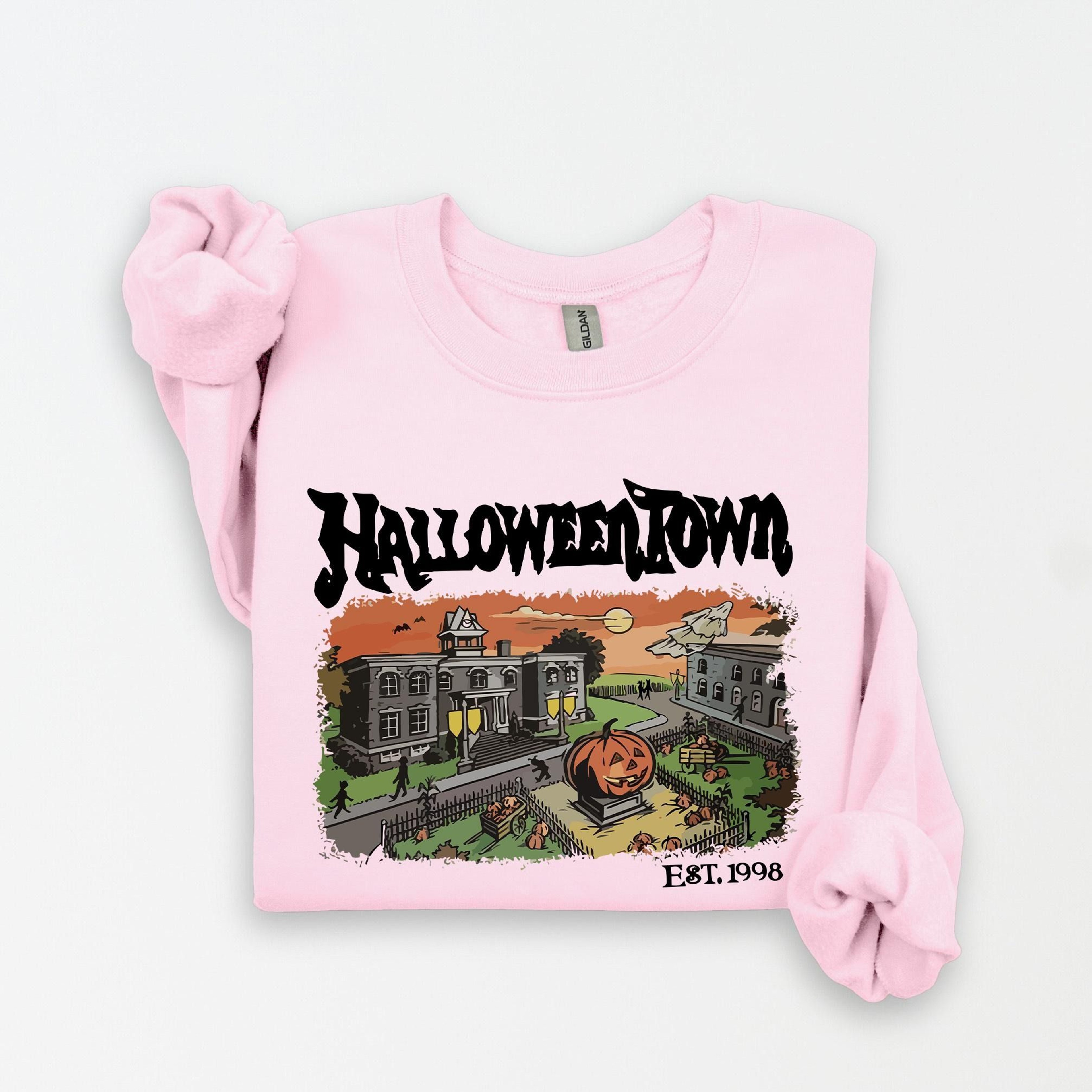 Halloweentown Est 1998 Sweatshirt Retro Halloween Town Crewneck 1