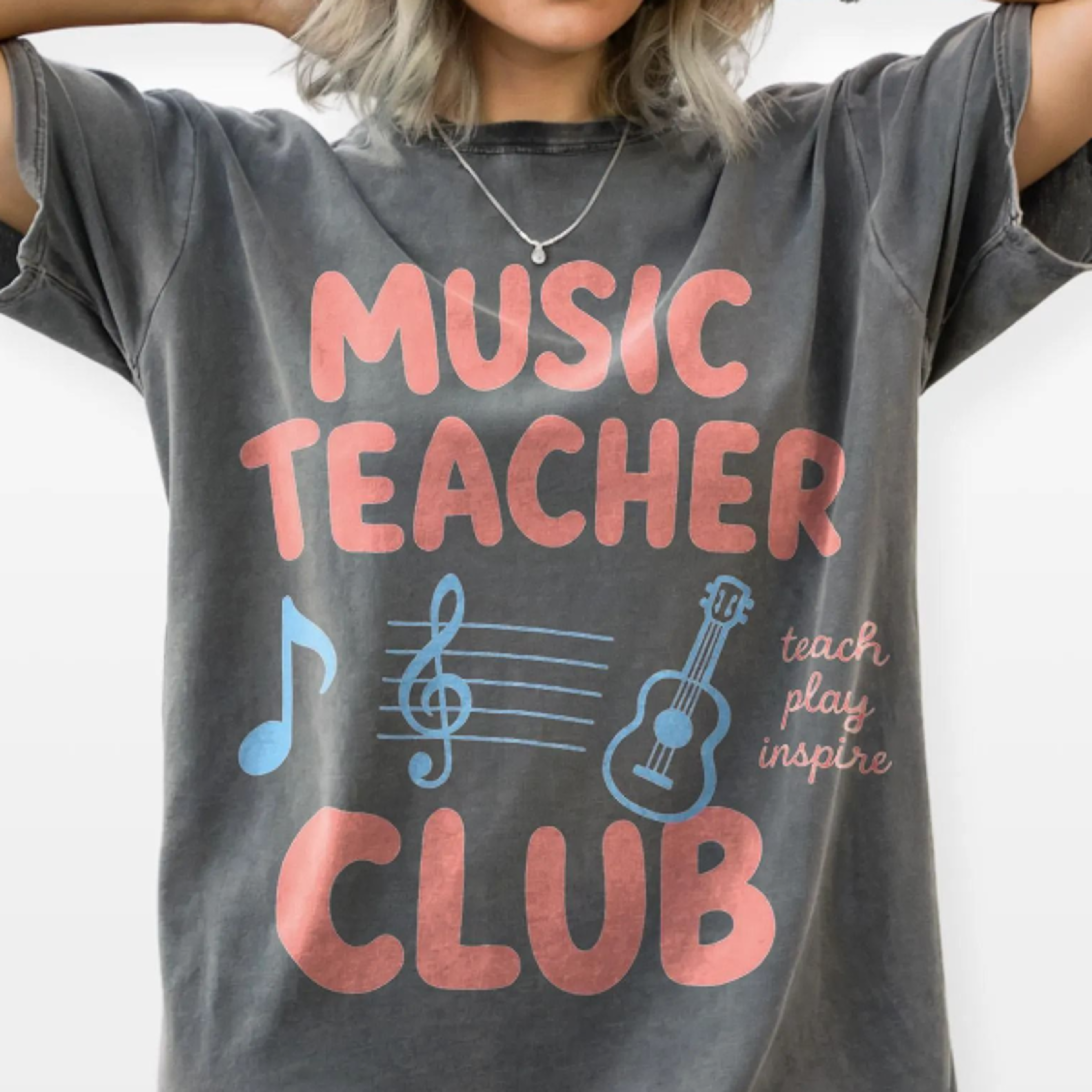 Music Teacher Club Graphic Tee Choir Band Orchestra Classroom Shirt Educator School Pride Top 2