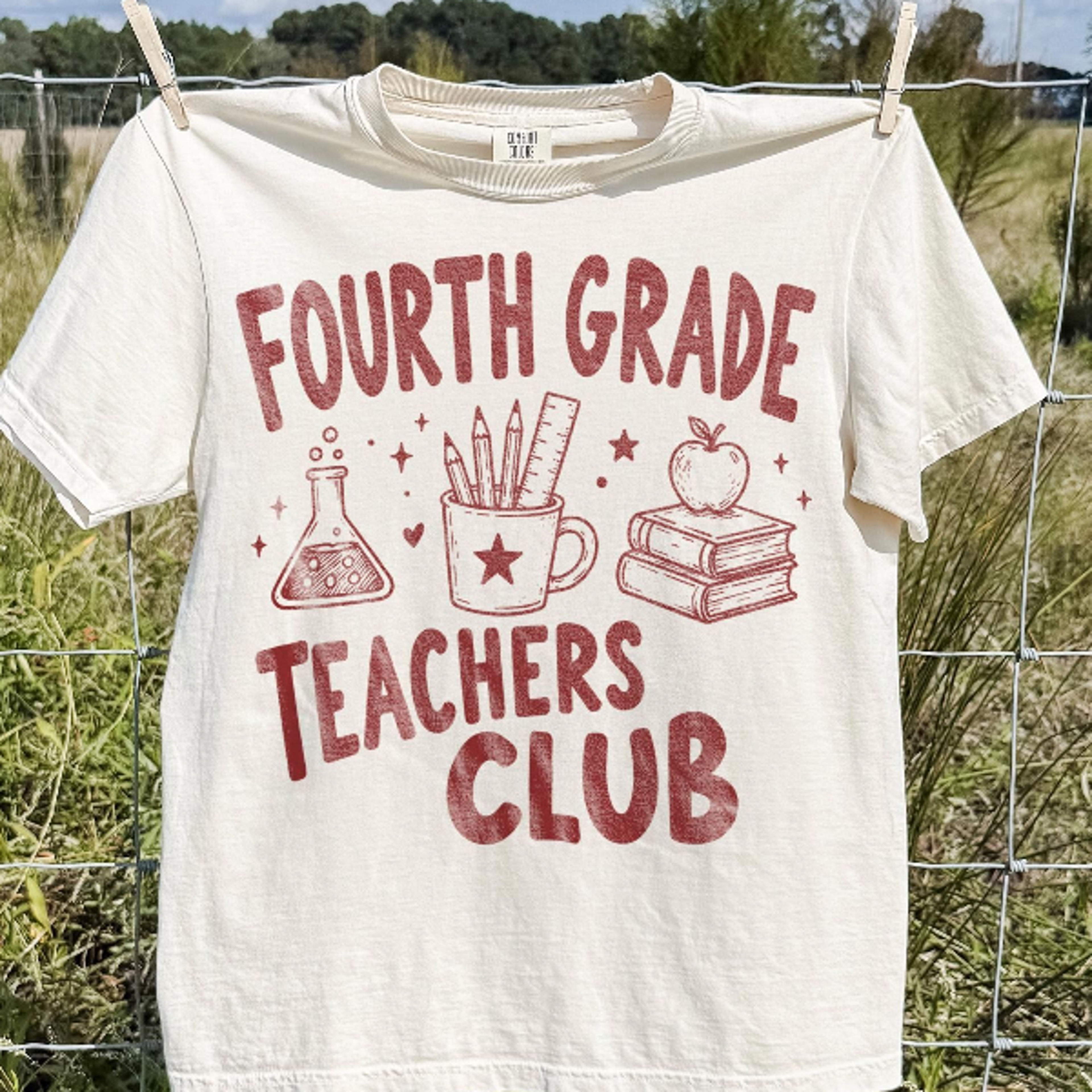 Fourth Grade Classroom Graphic Tee Elementary Teacher School Spirit Shirt Educator Club Apparel 2