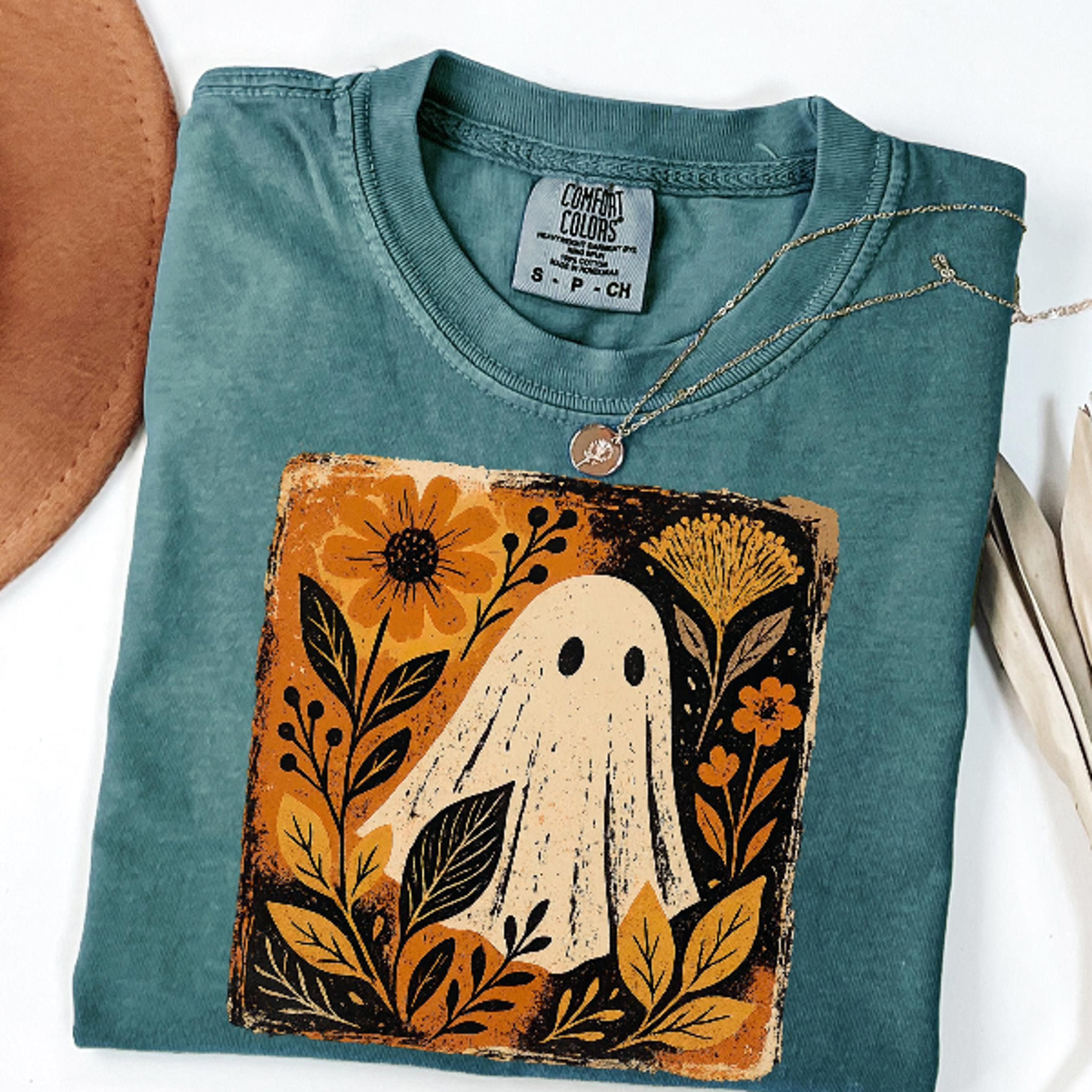 Halloween Ghost Shirt Cute Ghost Shirt Womens Halloween Shirt Fall Shirt Spooky Season Shirt Gift F 