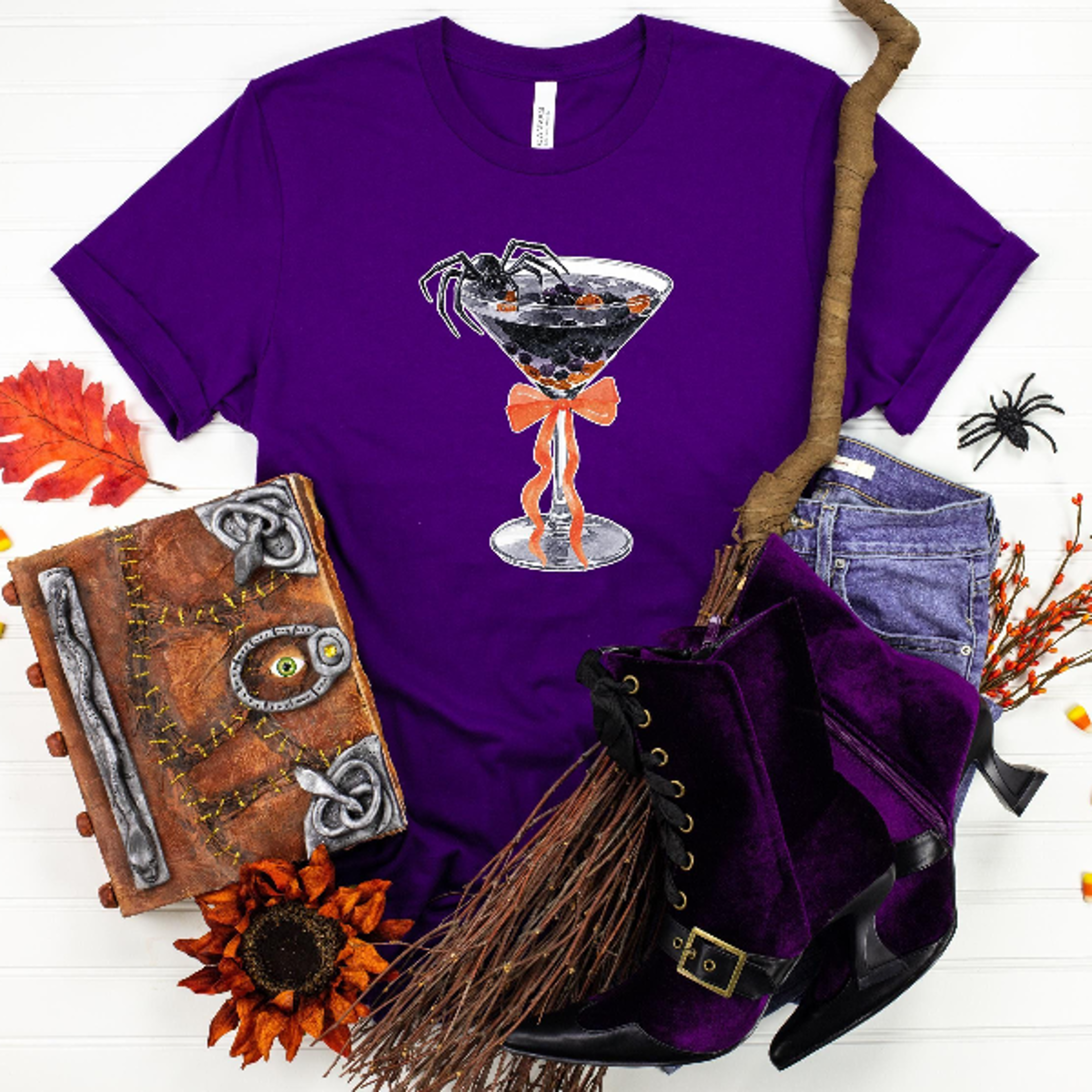 Halloween Drink Shirt Spooky Cocktail Club Party Tee 0
