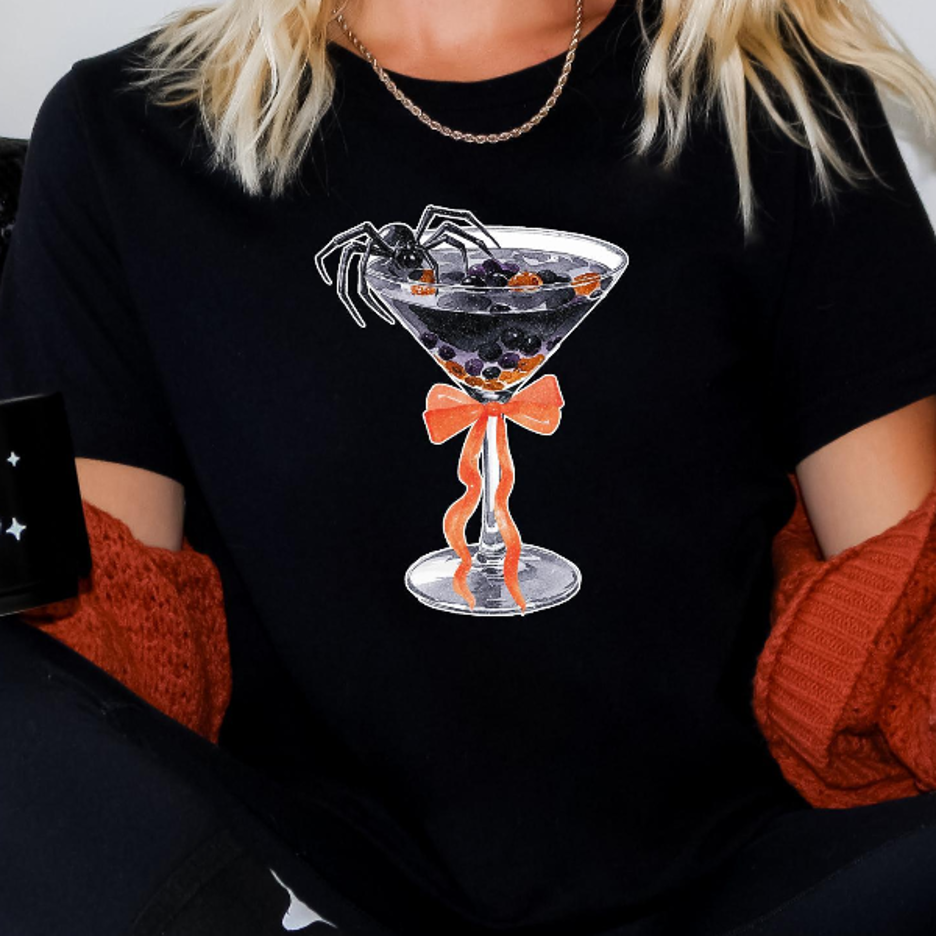 Halloween Drink Shirt Spooky Cocktail Club Party Tee 2
