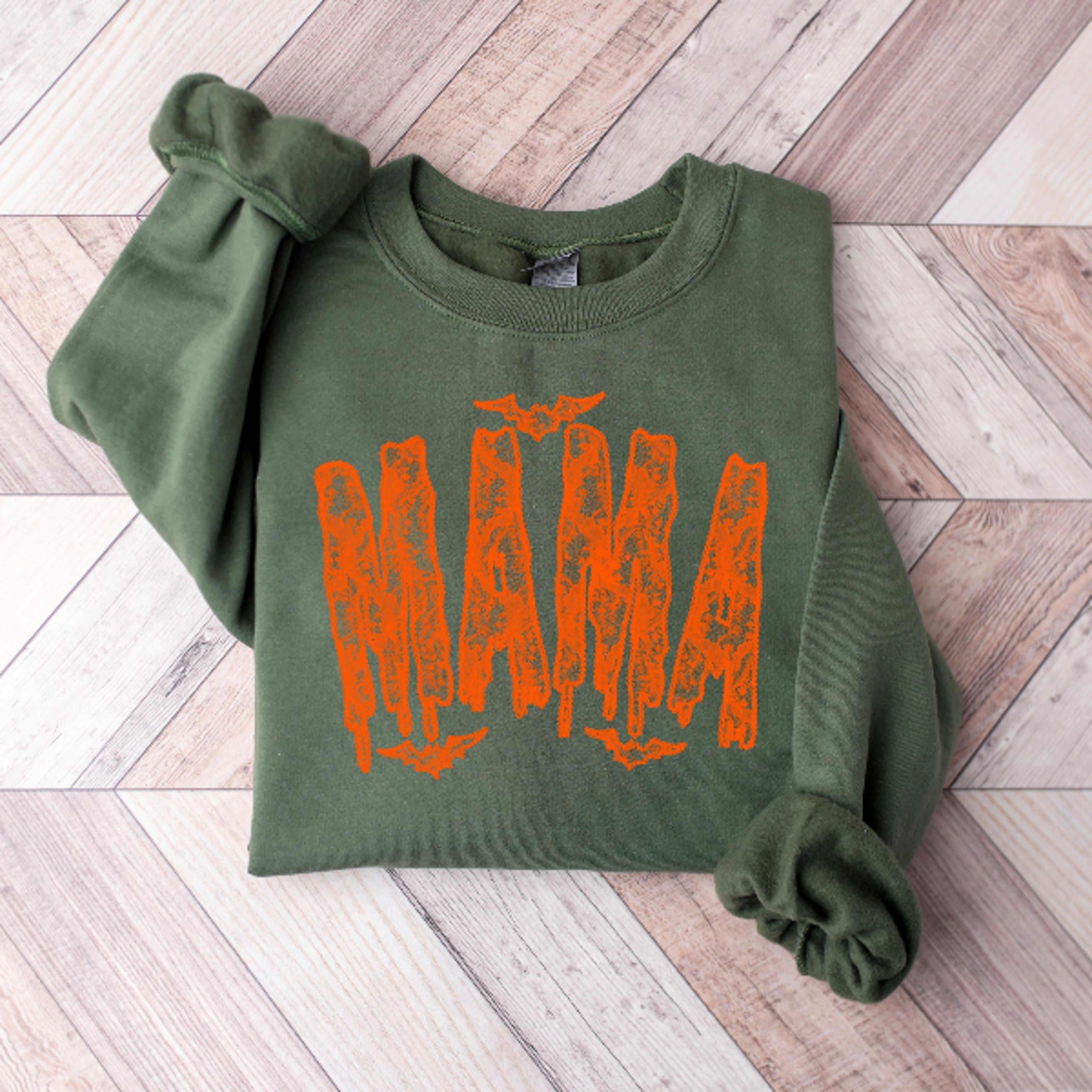 Spooky Mama Sweatshirt Coquette Halloween Retro Fall Tee 2