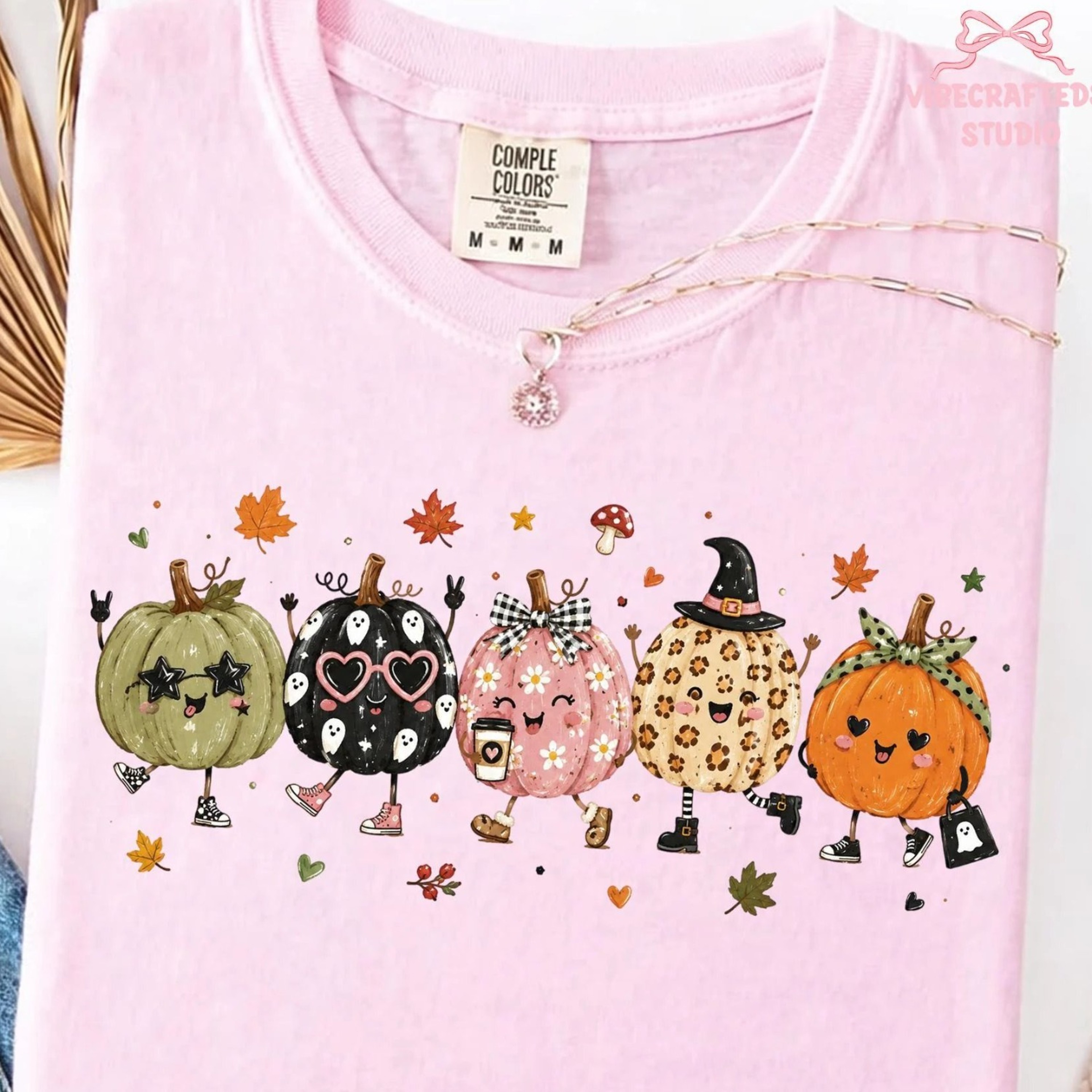 Cute Halloween Pumpkins Shirt Kawaii Pumpkin Friends Tee Spooky Season Fall Graphic Shirt Ghost Pum 