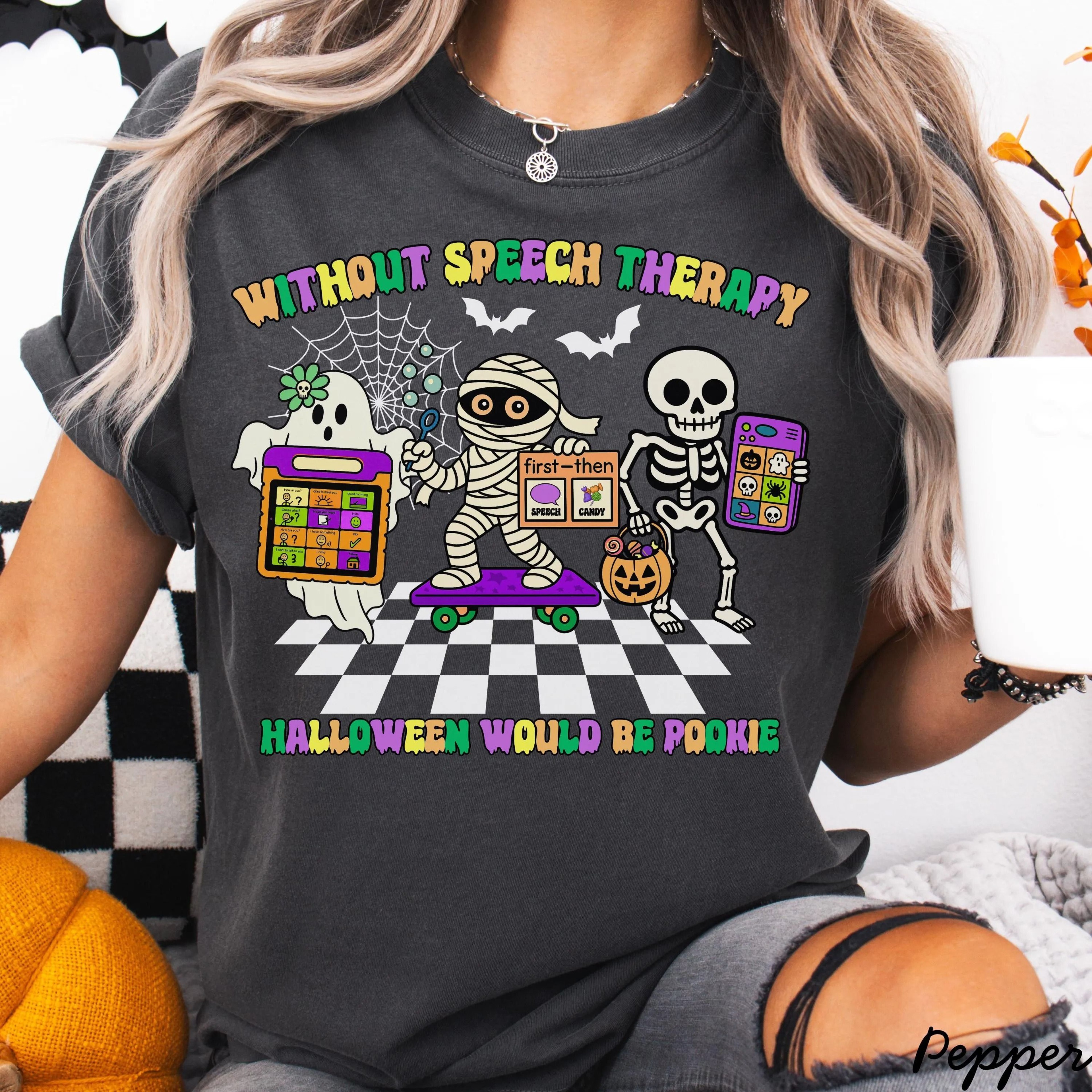 Speech Therapy ShirtHalloween SLP ShirtSpeech Language Pathologist Shirt 1