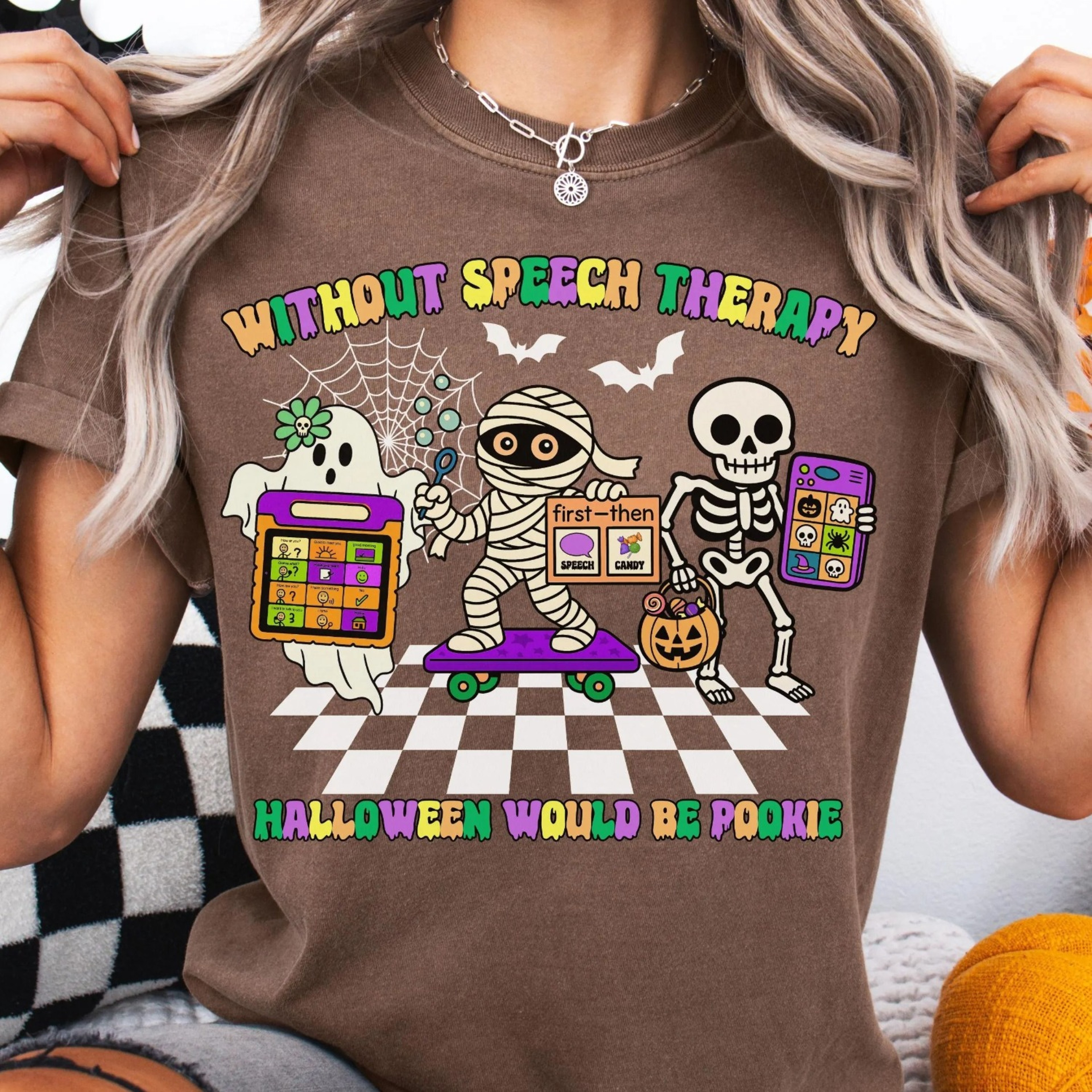 Speech Therapy ShirtHalloween SLP ShirtSpeech Language Pathologist Shirt 2jpg