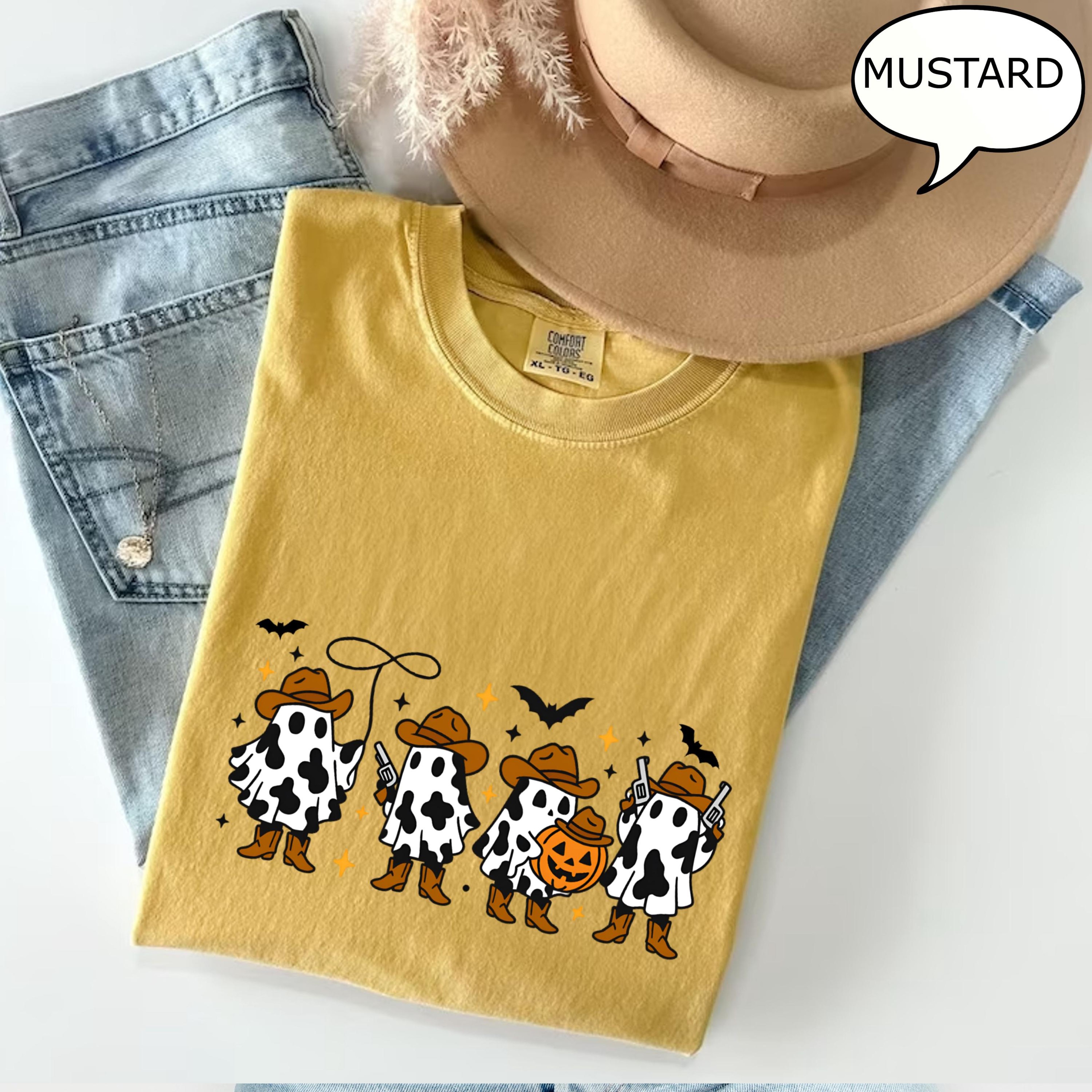 Western Ghost TShirt Halloween Shirt Cute Ghost Shirt Halloween Party Shirt Spooky Fall Shirt Count